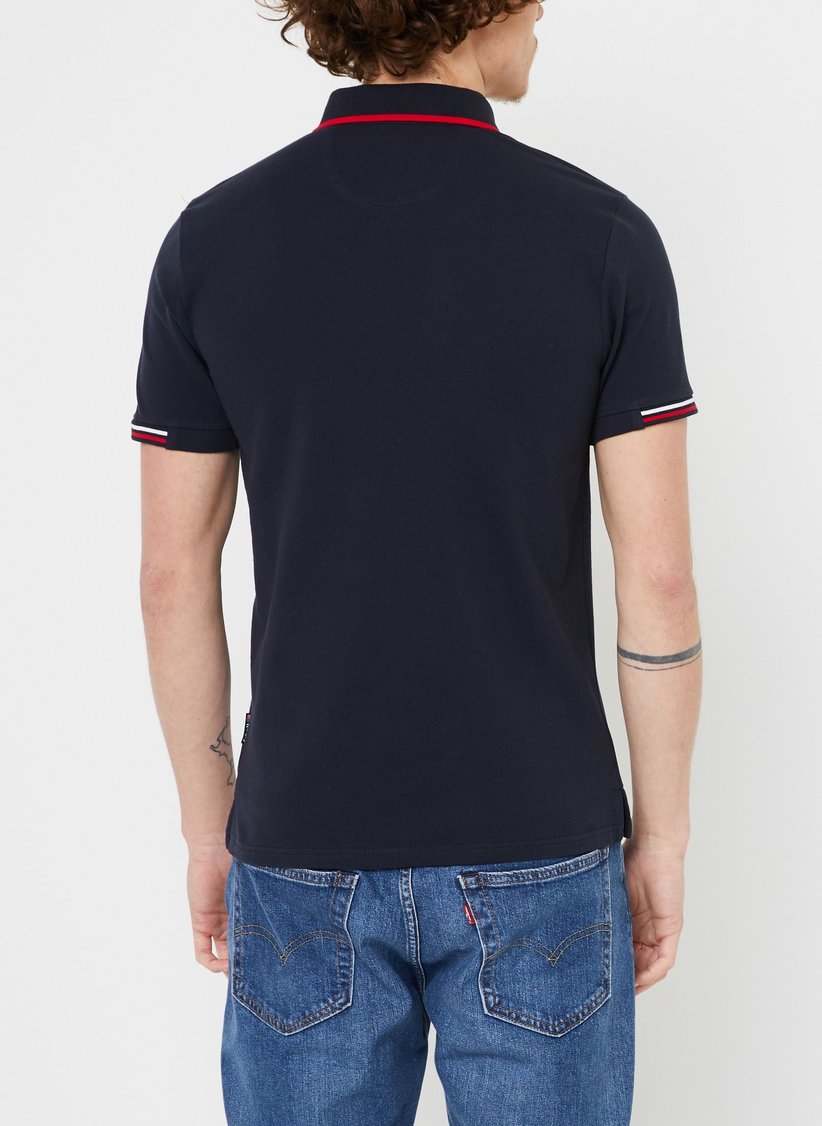 Polos Polo Basique-PSDEVON homme bleu Schott Polos Polo Basique-PSDEVON homme bleu NAVY