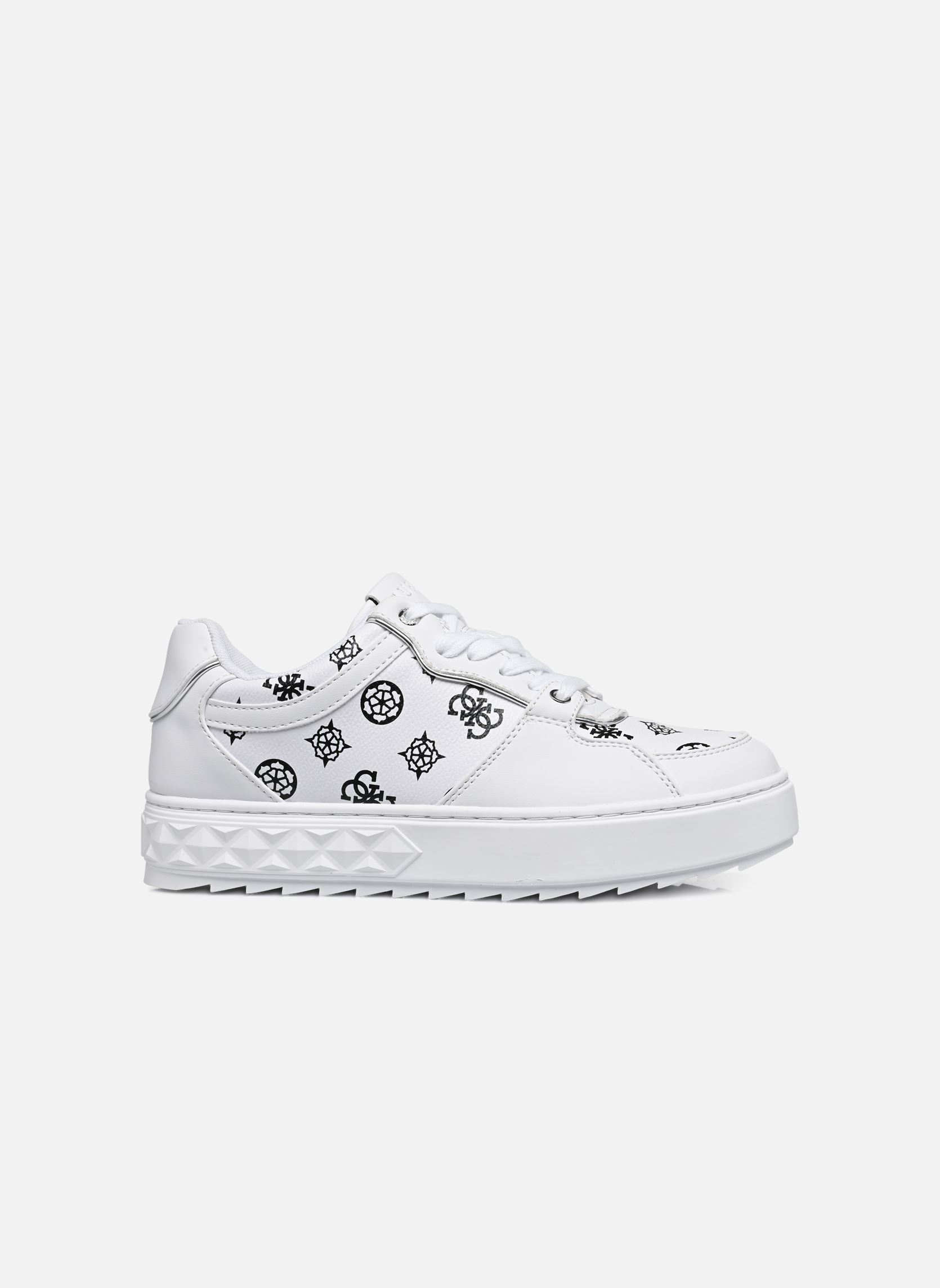 Lage sneakers FIENA dames wit Guess Lage sneakers FIENA dames wit Whibl