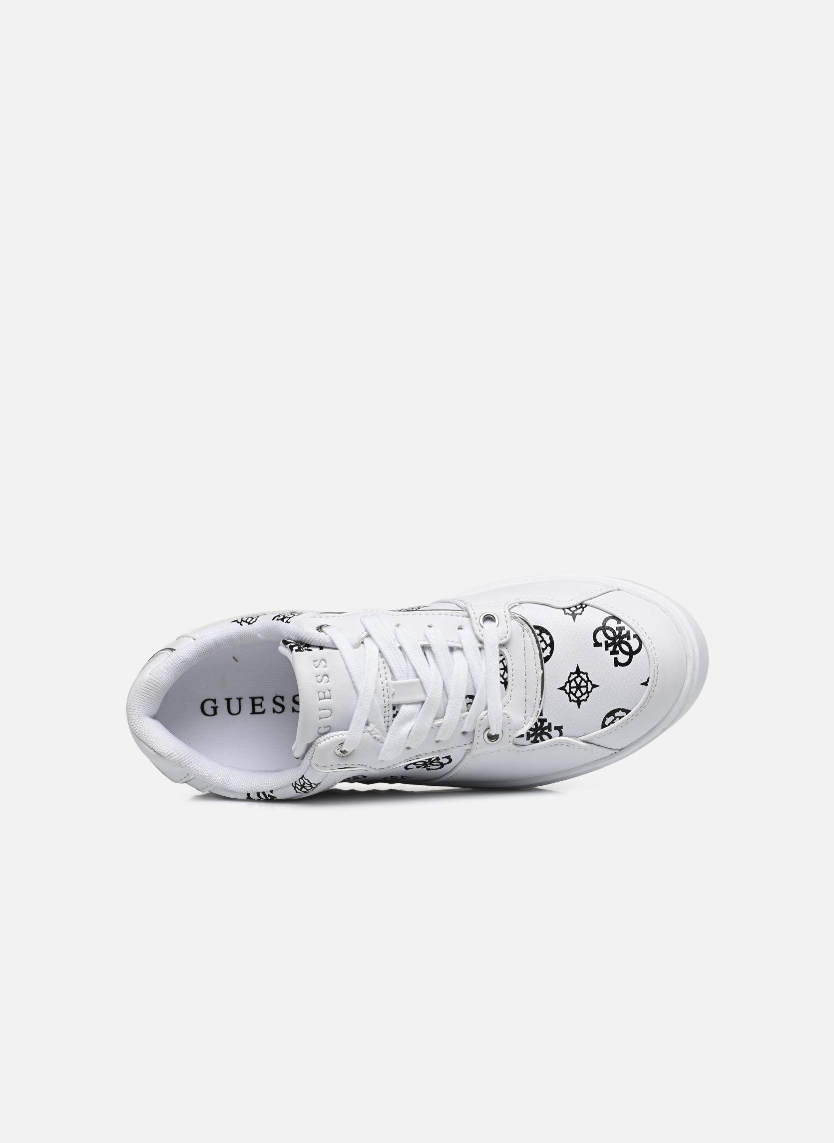 Lage sneakers FIENA dames wit Guess Lage sneakers FIENA dames wit Whibl