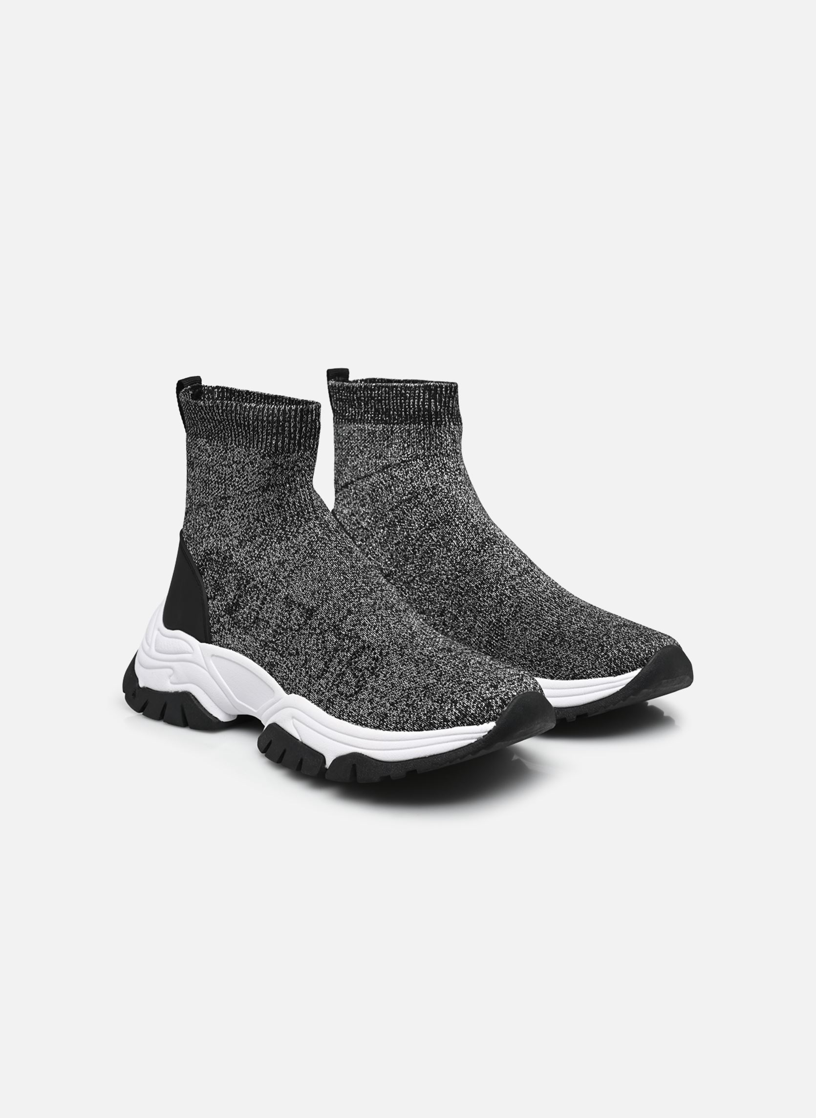 Niedrige Sneaker NOLLEN damen grau Guess Niedrige Sneaker NOLLEN damen grau Black