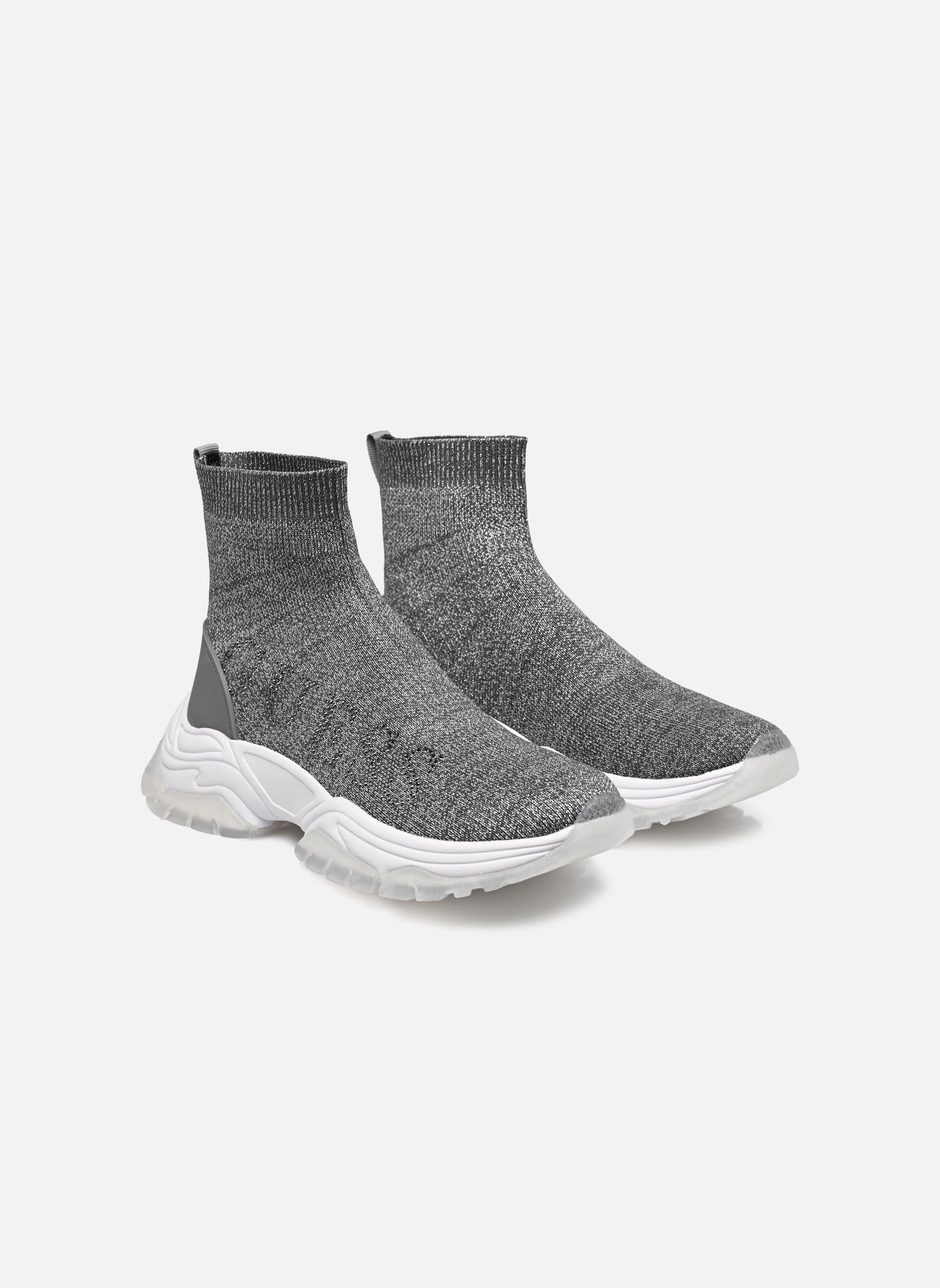 Niedrige Sneaker NOLLEN damen grau Guess Niedrige Sneaker NOLLEN damen grau Pewte