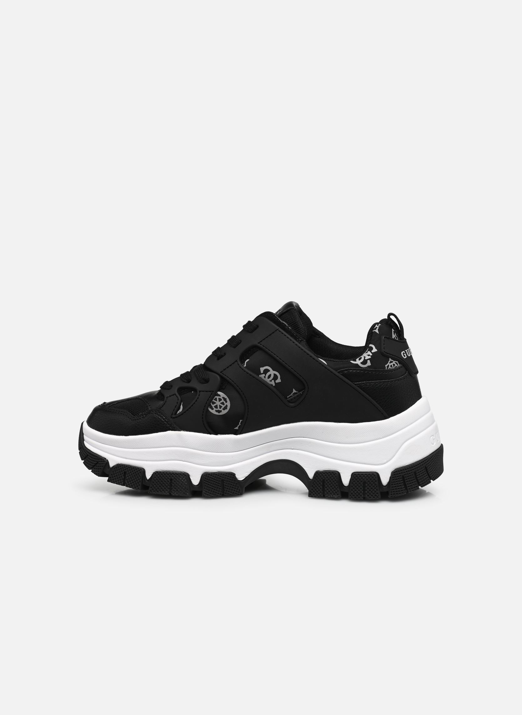 Niedrige Sneaker BRAYJEN damen schwarz Guess Niedrige Sneaker BRAYJEN damen schwarz Black