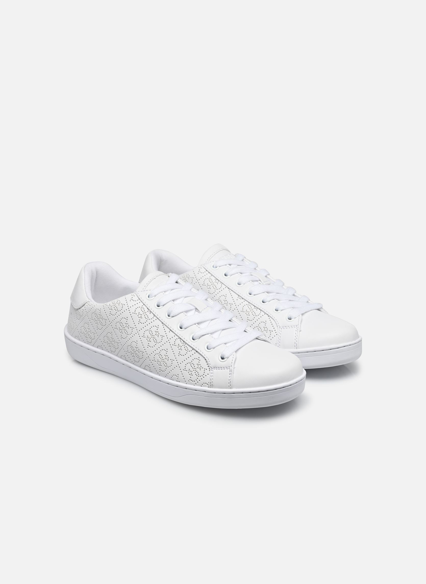 Niedrige Sneaker ROSALIA8 damen weiß Guess Niedrige Sneaker ROSALIA8 damen weiß WHITE