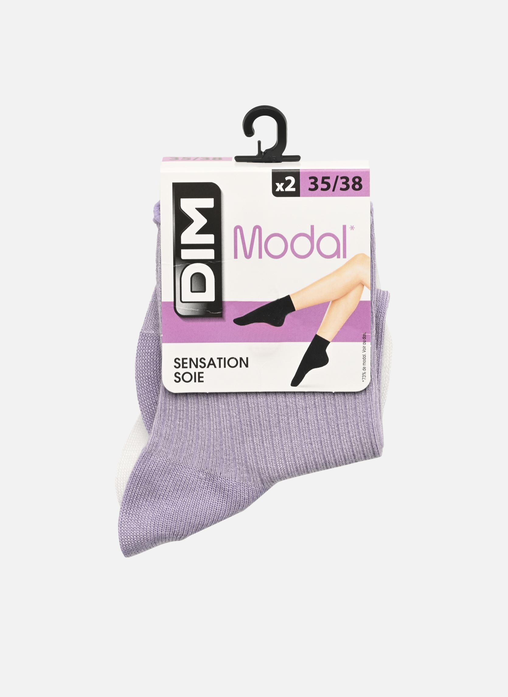 Chaussettes et collants Dim Modal Fancy Socquettes Courtes X2 pour Accessoires