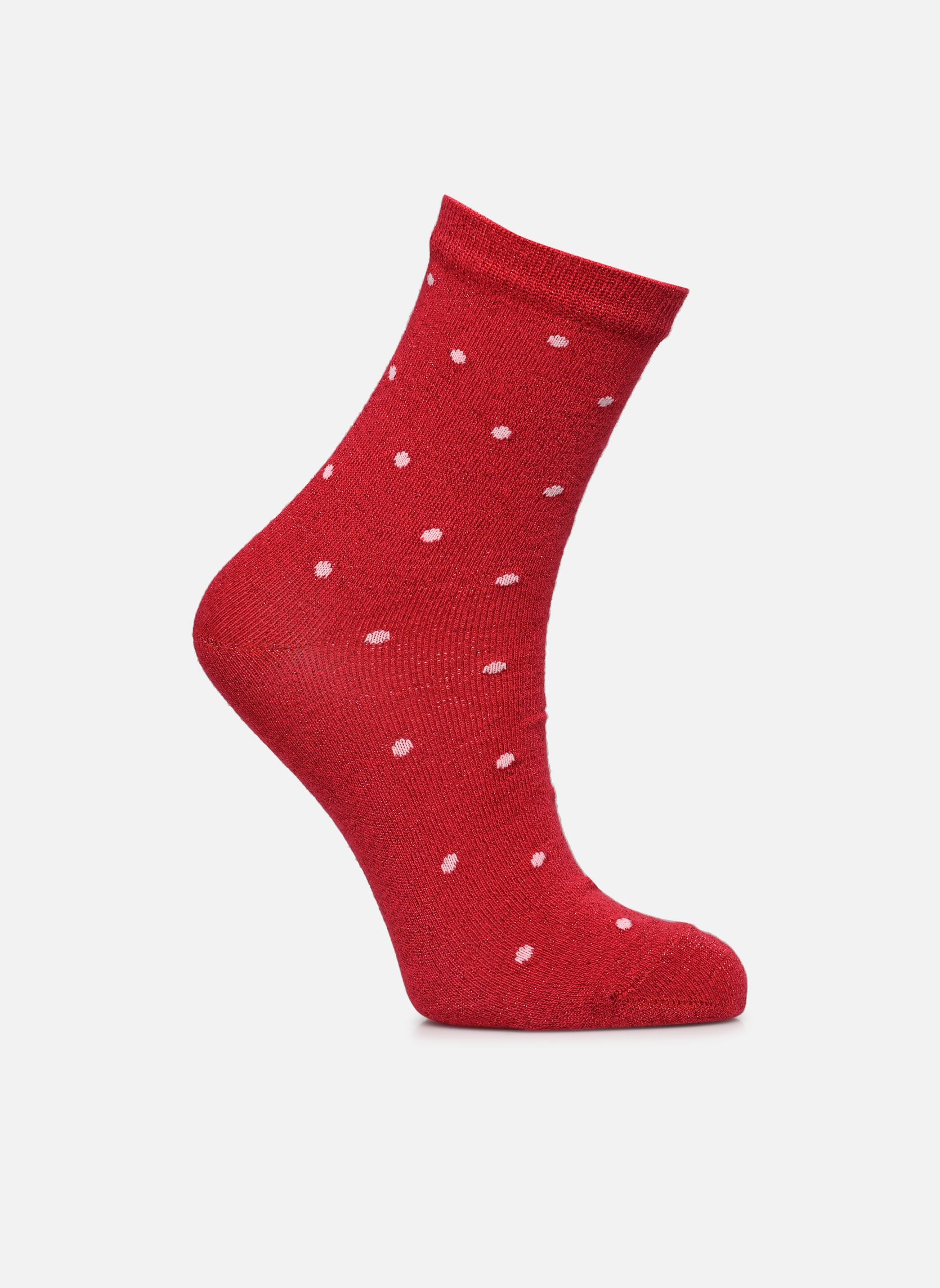 Sneakersocken Made In France damen rot Dim Sneakersocken Made In France damen rot RED LUREX
