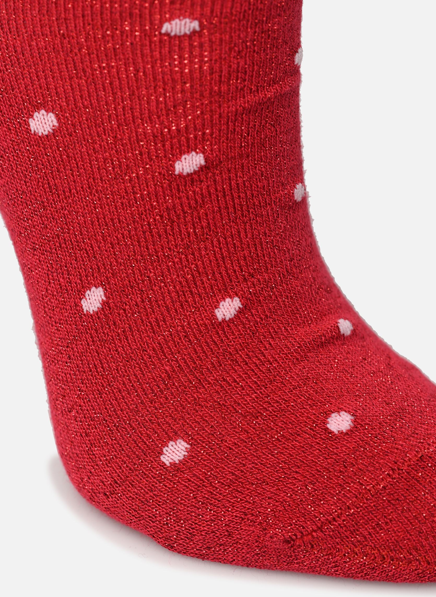 Sneakersocken Made In France damen rot Dim Sneakersocken Made In France damen rot RED LUREX