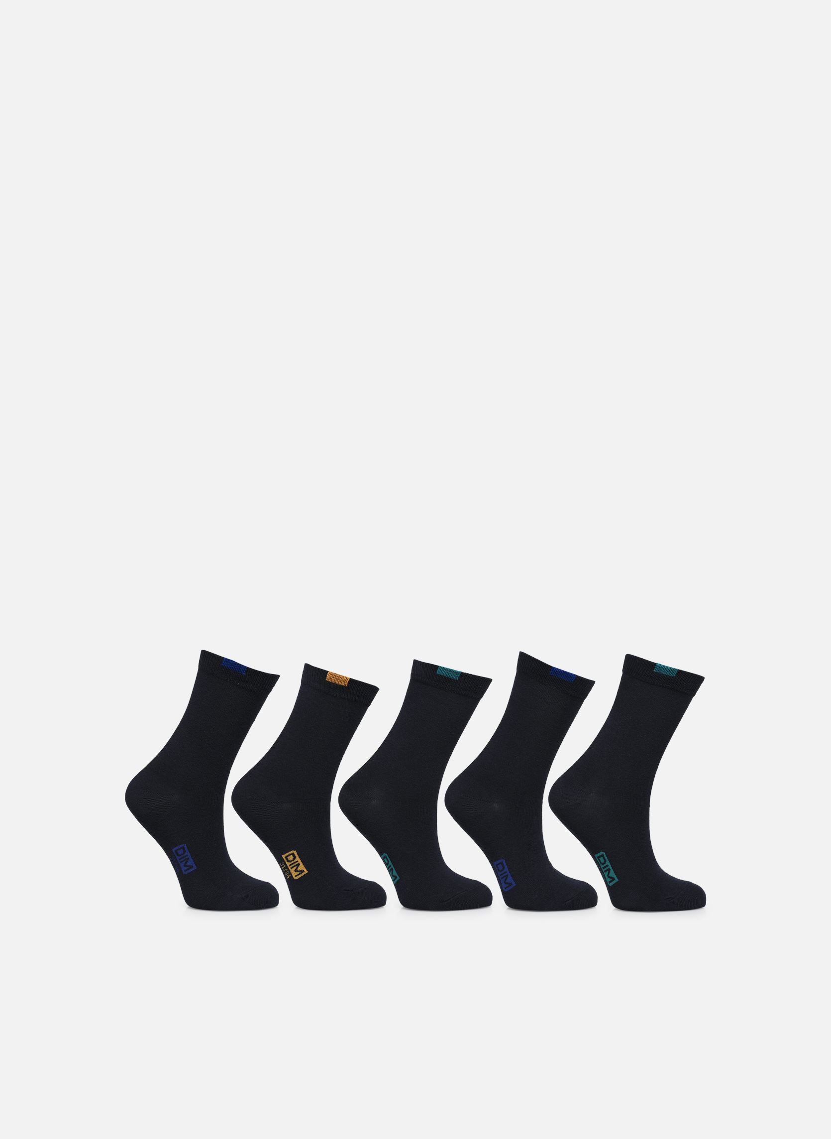 Chaussettes Ecodim Mi-Chaussettes X5 Enfant garçon bleu Dim Chaussettes Ecodim Mi-Chaussettes X5 Enfant garçon bleu BLEAU MARINE