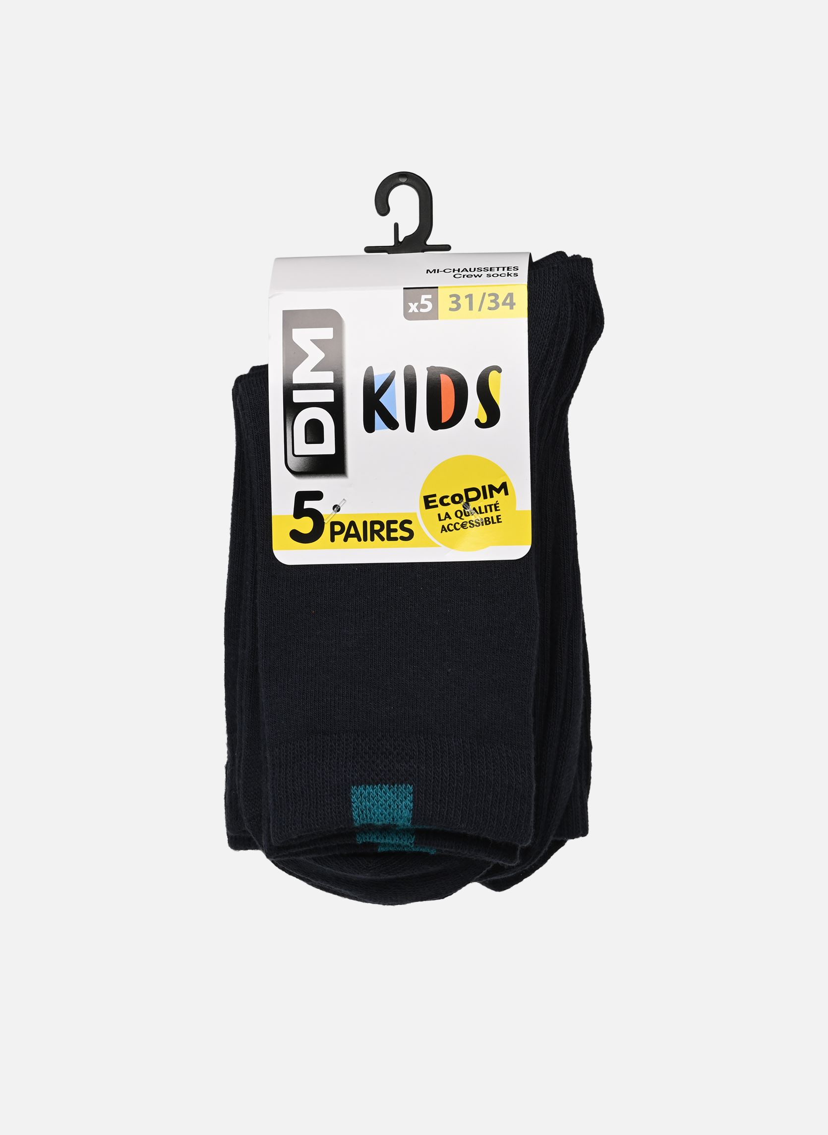 Chaussettes et collants Dim Ecodim Mi Chaussettes X5 Enfant pour Accessoires