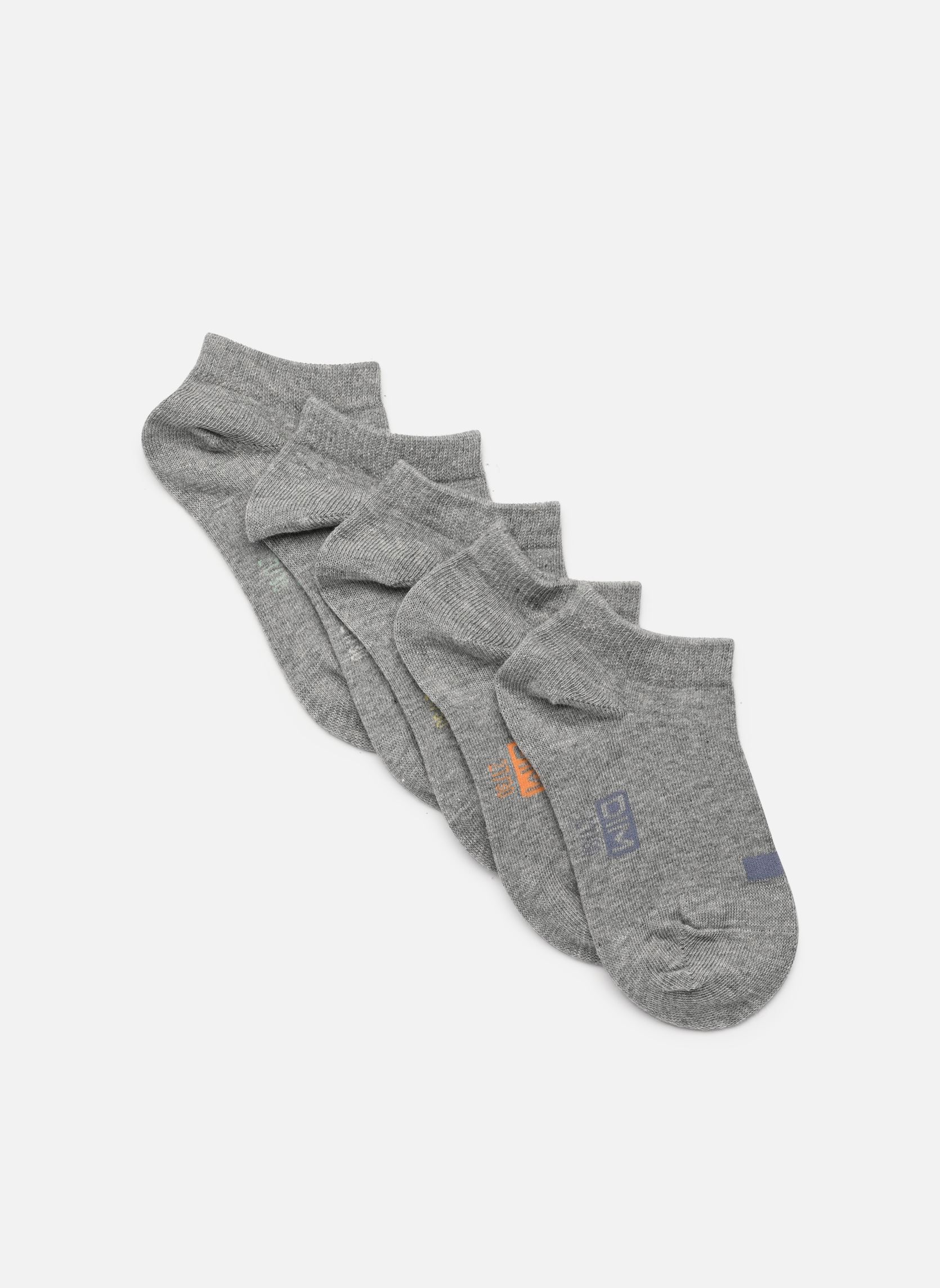 Sneakersocken Ecodim Mi-Socquettes X5 Enfant jungen grau Dim Sneakersocken Ecodim Mi-Socquettes X5 Enfant jungen grau GRIS CLAIR CH PASTILLE POINTE