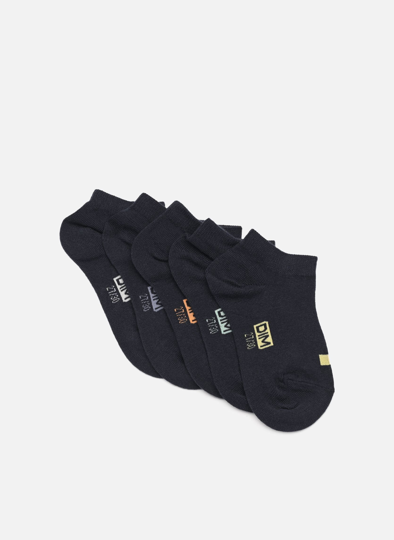 Socquettes Ecodim Mi-Socquettes X5 Enfant garçon bleu Dim Socquettes Ecodim Mi-Socquettes X5 Enfant garçon bleu MARINE PASTILLE POINTE