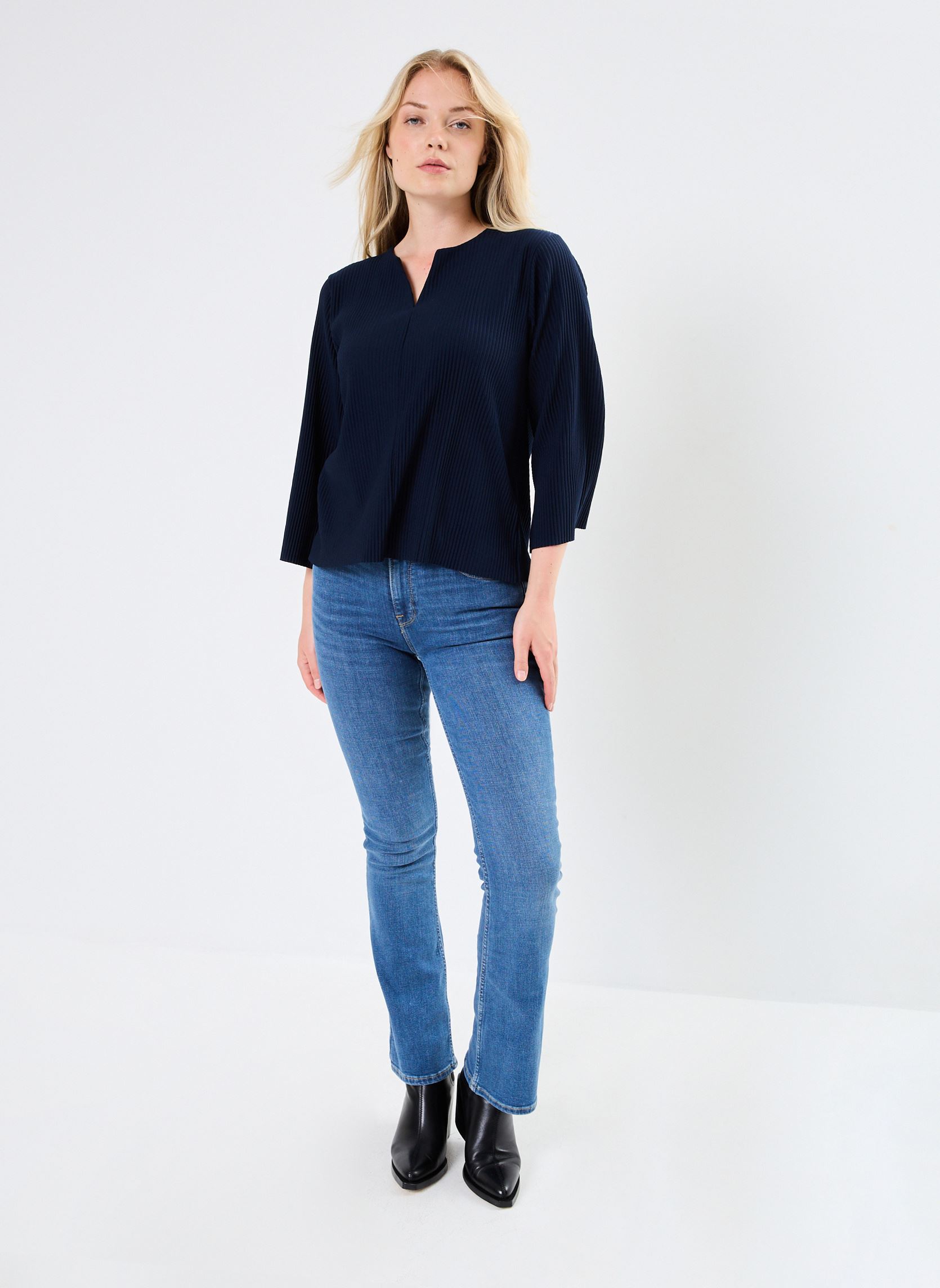 Flared jeans BREESE BOOT dames blauw Lee Flared jeans BREESE BOOT dames blauw MID WORN MARTHA