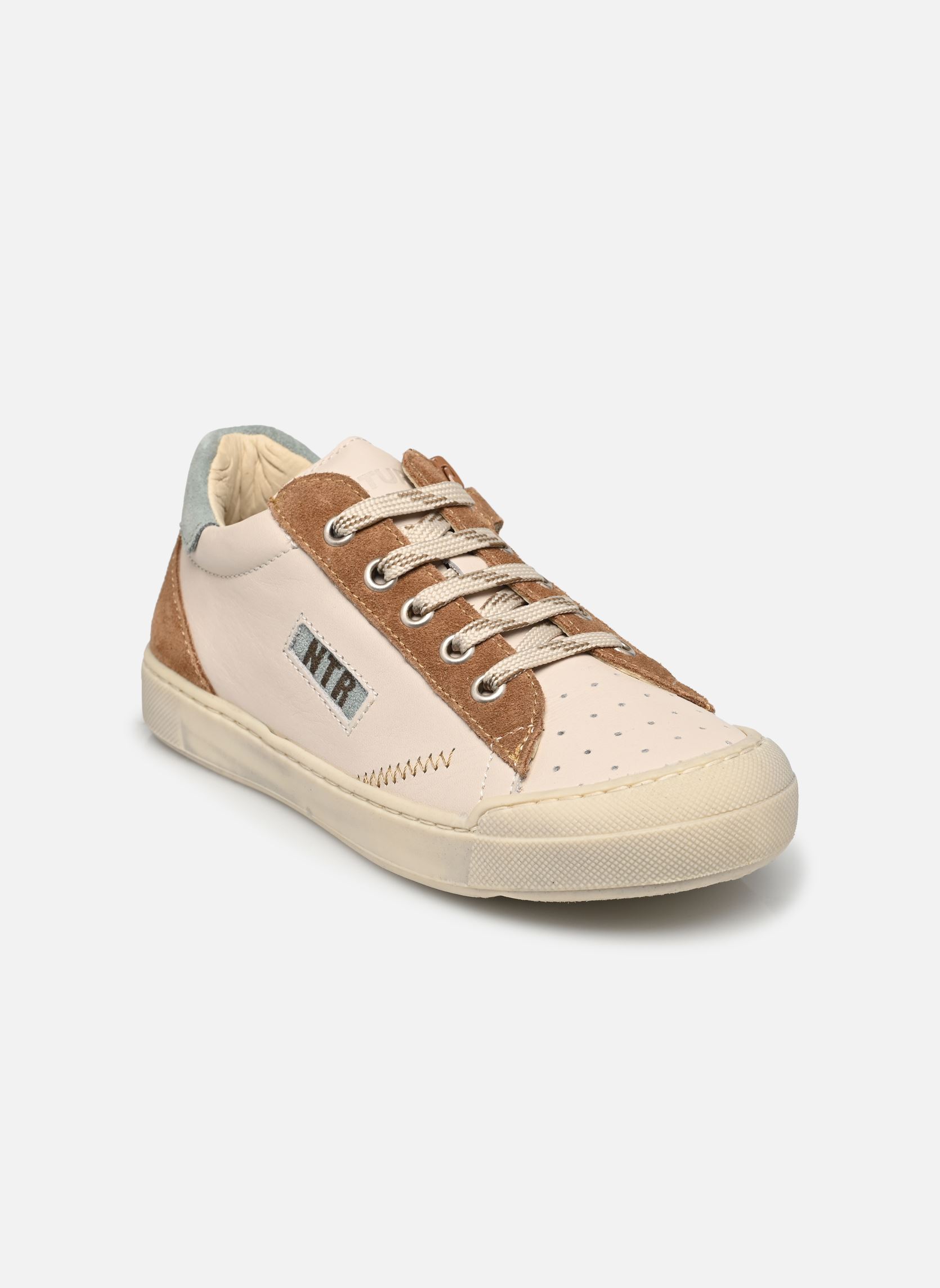 Niedrige Sneaker Faluk Zip jungen weiß Naturino Niedrige Sneaker Faluk Zip jungen weiß NAPPA SUEDE SUEDE SPAZZ MILK B