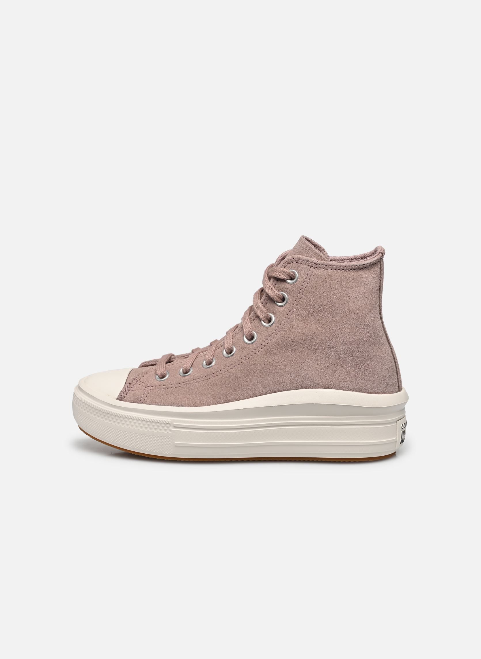 Baskets hautes Chuck Taylor All Star Move Hi Jr fille marron Converse Baskets hautes Chuck Taylor All Star Move Hi Jr fille marron Bite The Dust/Egret