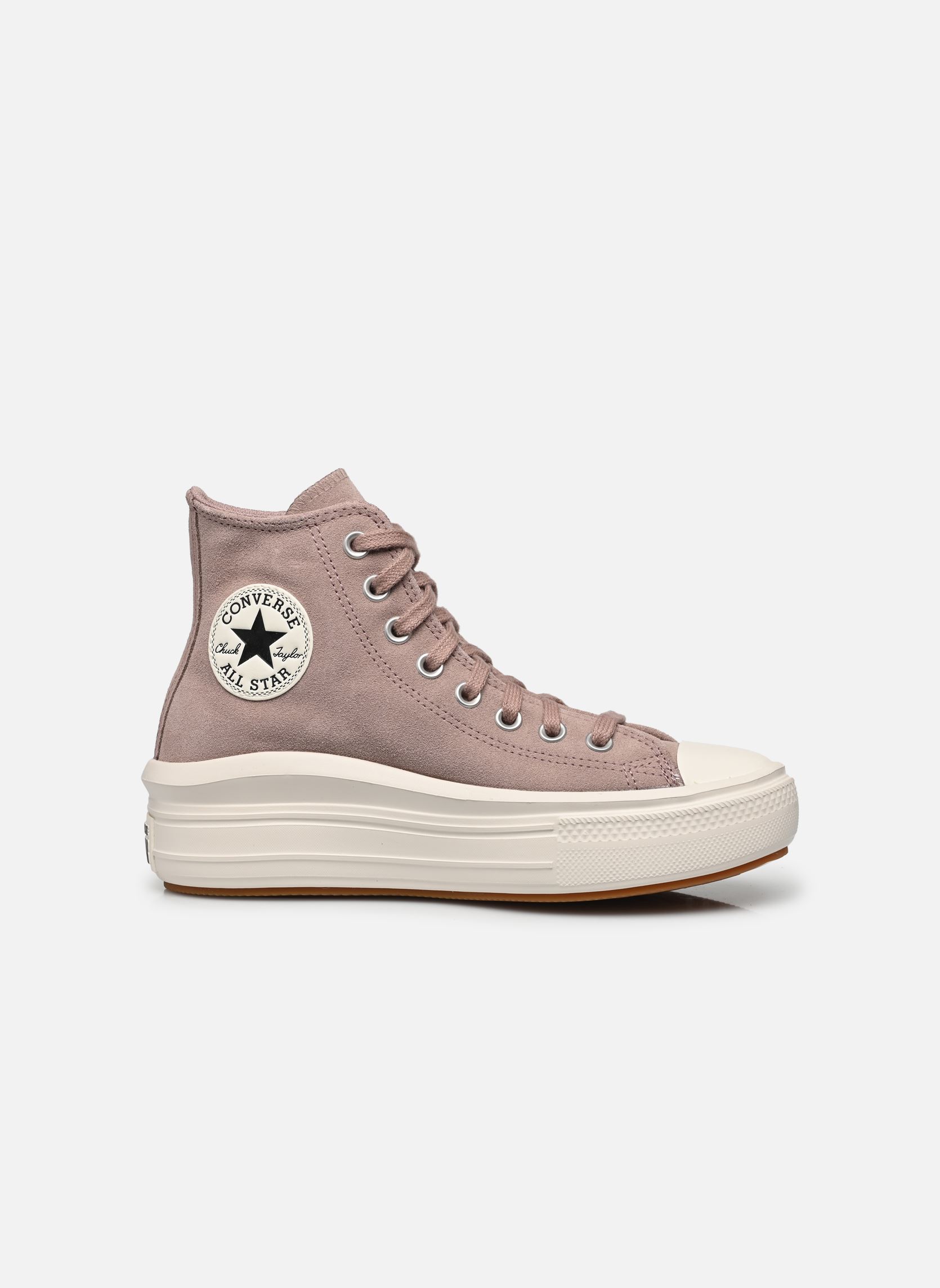 Baskets hautes Chuck Taylor All Star Move Hi Jr fille marron Converse Baskets hautes Chuck Taylor All Star Move Hi Jr fille marron Bite The Dust/Egret
