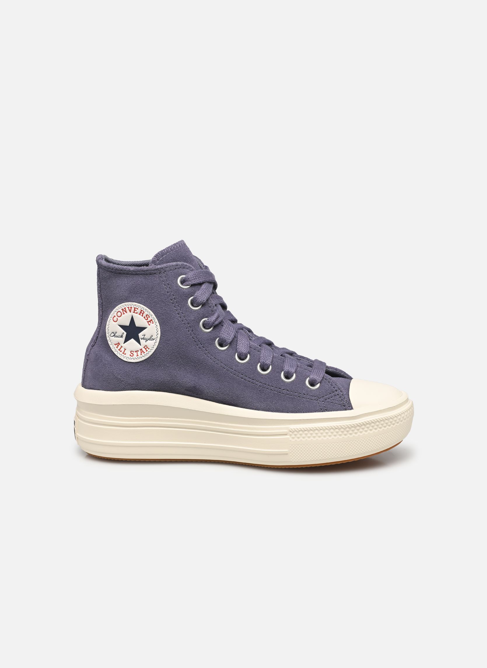 Sneakers alte Chuck Taylor All Star Move Hi Jr bambina viola Converse Sneakers alte Chuck Taylor All Star Move Hi Jr bambina viola Lavender Ash/Egret
