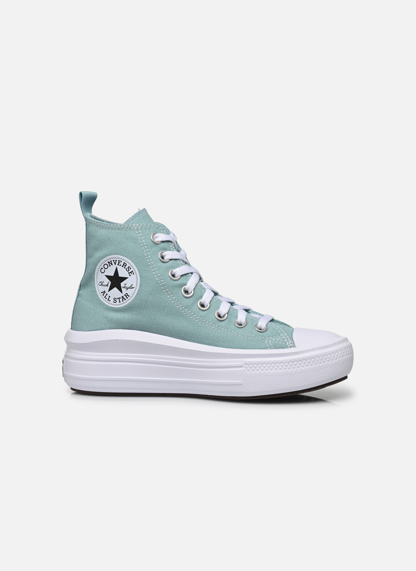 Zapatillas altas Chuck Taylor All Star Move Hi Jr niña azul Converse Zapatillas altas Chuck Taylor All Star Move Hi Jr niña azul Vernal Pool/White/Black