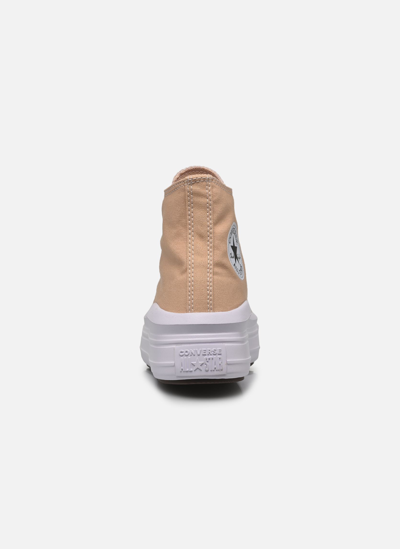 Knöchelhohe Sneaker Chuck Taylor All Star Move Hi Jr mädchen beige Converse Knöchelhohe Sneaker Chuck Taylor All Star Move Hi Jr mädchen beige Coastal Dune/White