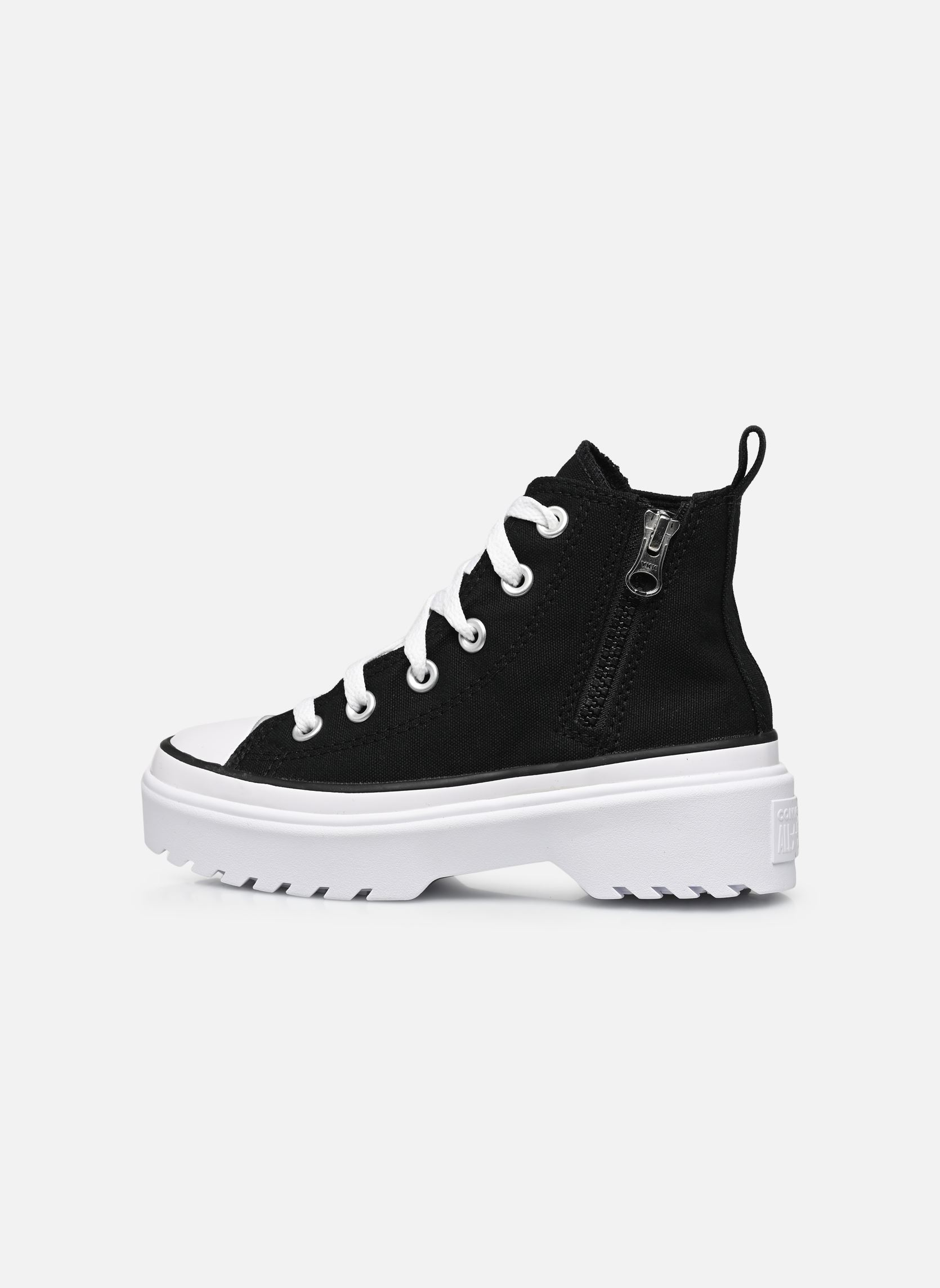 Baskets hautes Chuck Taylor All Star Lugged Lift Canvas fille noir Converse Baskets hautes Chuck Taylor All Star Lugged Lift Canvas fille noir Blackblackwhite