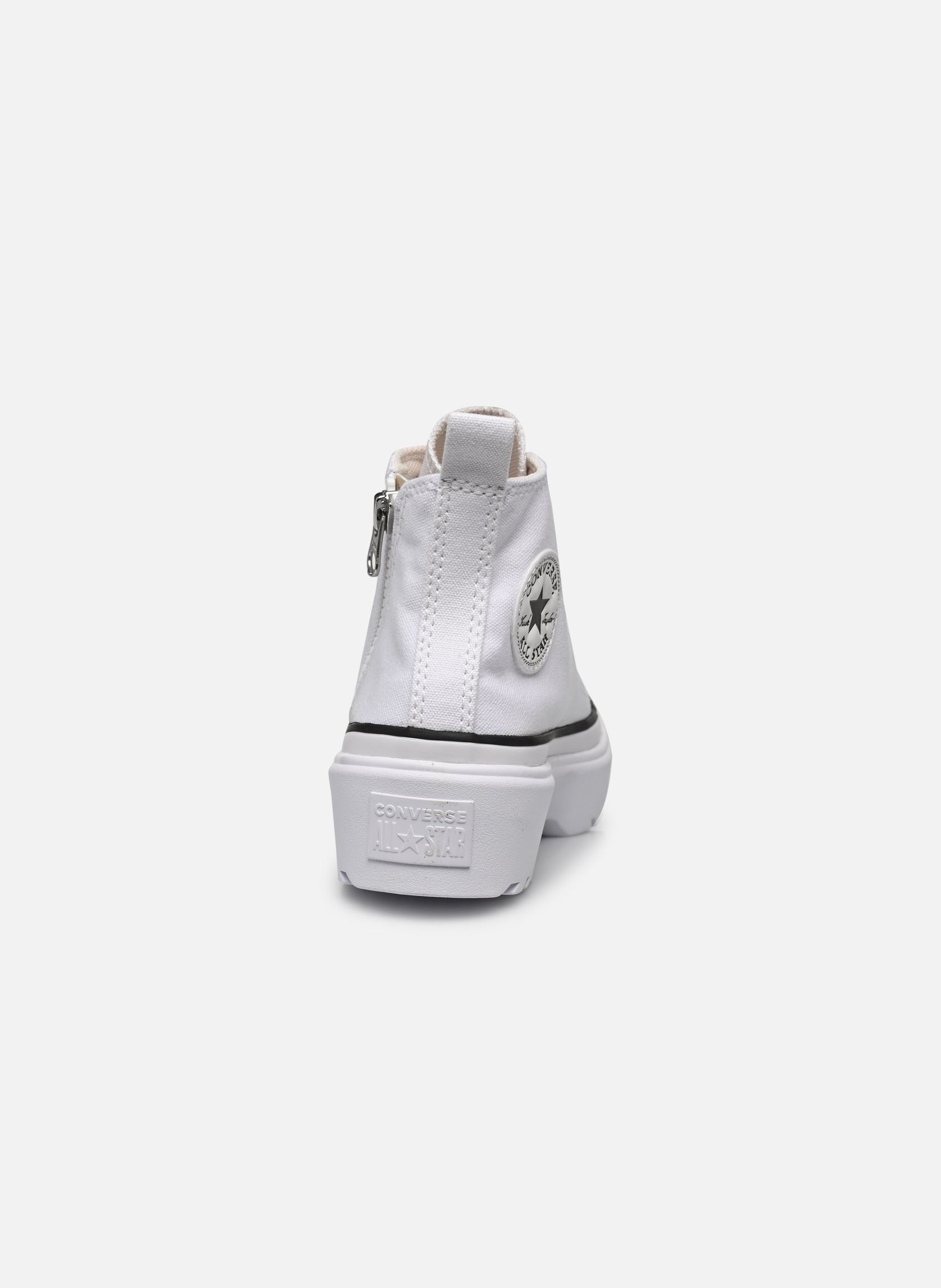 Baskets hautes Chuck Taylor All Star Lugged Lift Canvas fille blanc Converse Baskets hautes Chuck Taylor All Star Lugged Lift Canvas fille blanc WHite/White/Black