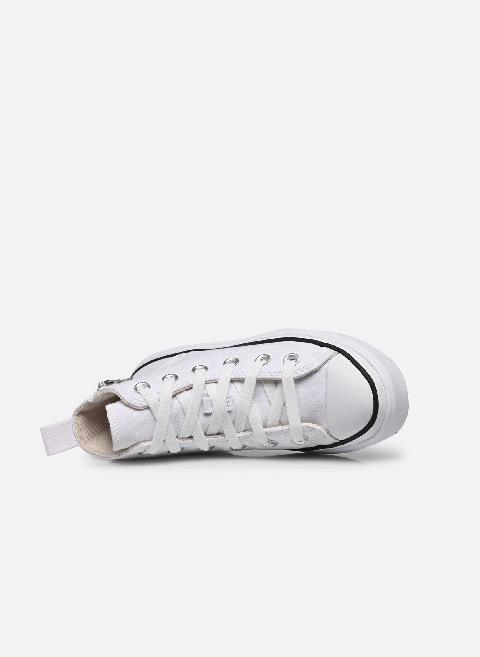 Baskets hautes Chuck Taylor All Star Lugged Lift Canvas fille blanc Converse Baskets hautes Chuck Taylor All Star Lugged Lift Canvas fille blanc WHite/White/Black