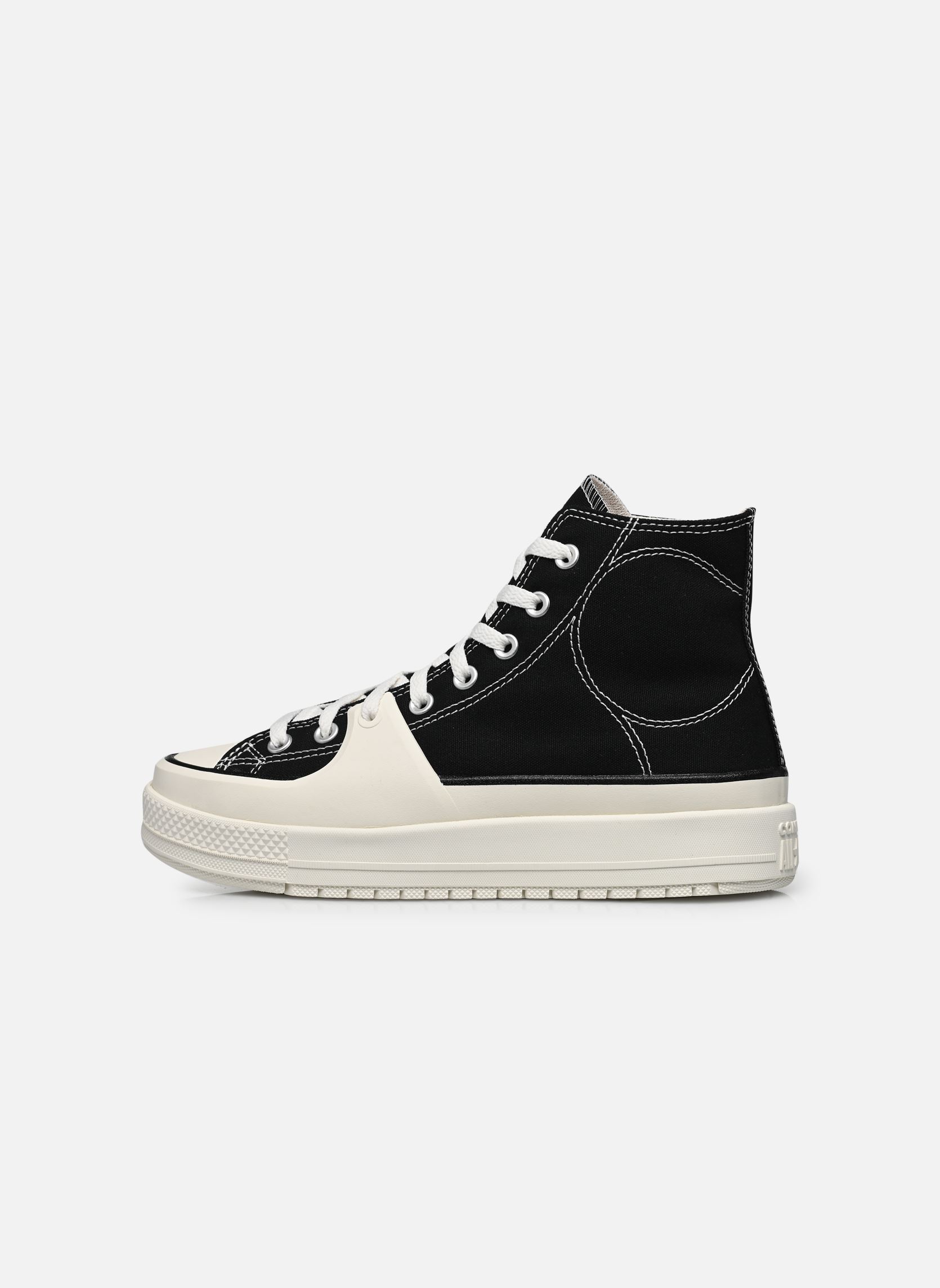 Baskets toile Chuck Taylor All Star Construct Hi M homme noir Converse Baskets toile Chuck Taylor All Star Construct Hi M homme noir BLACK/VINTAGE WHITE