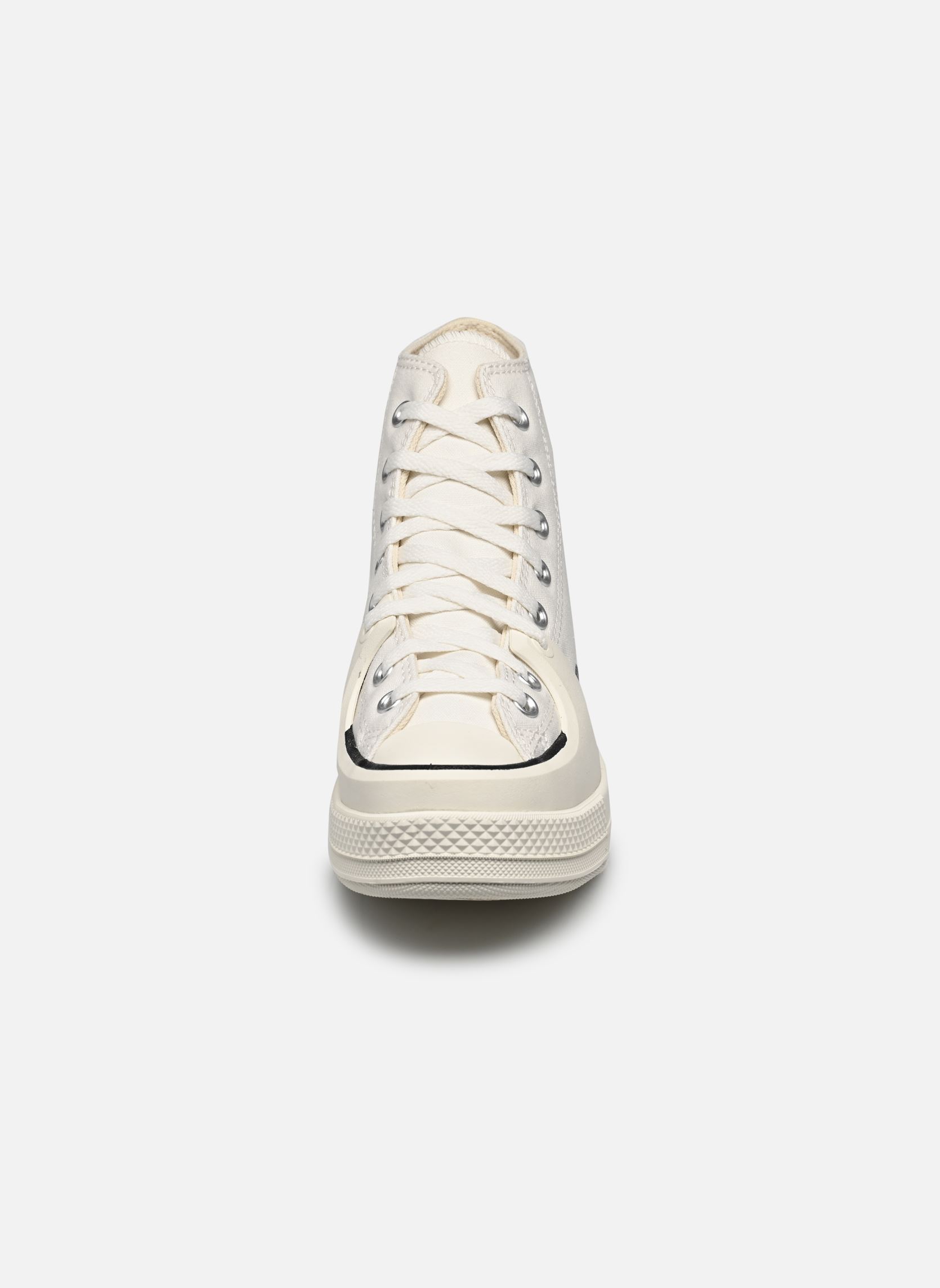 Baskets toile Chuck Taylor All Star Construct Hi M homme blanc Converse Baskets toile Chuck Taylor All Star Construct Hi M homme blanc VINTAGE WHITE/BLACK