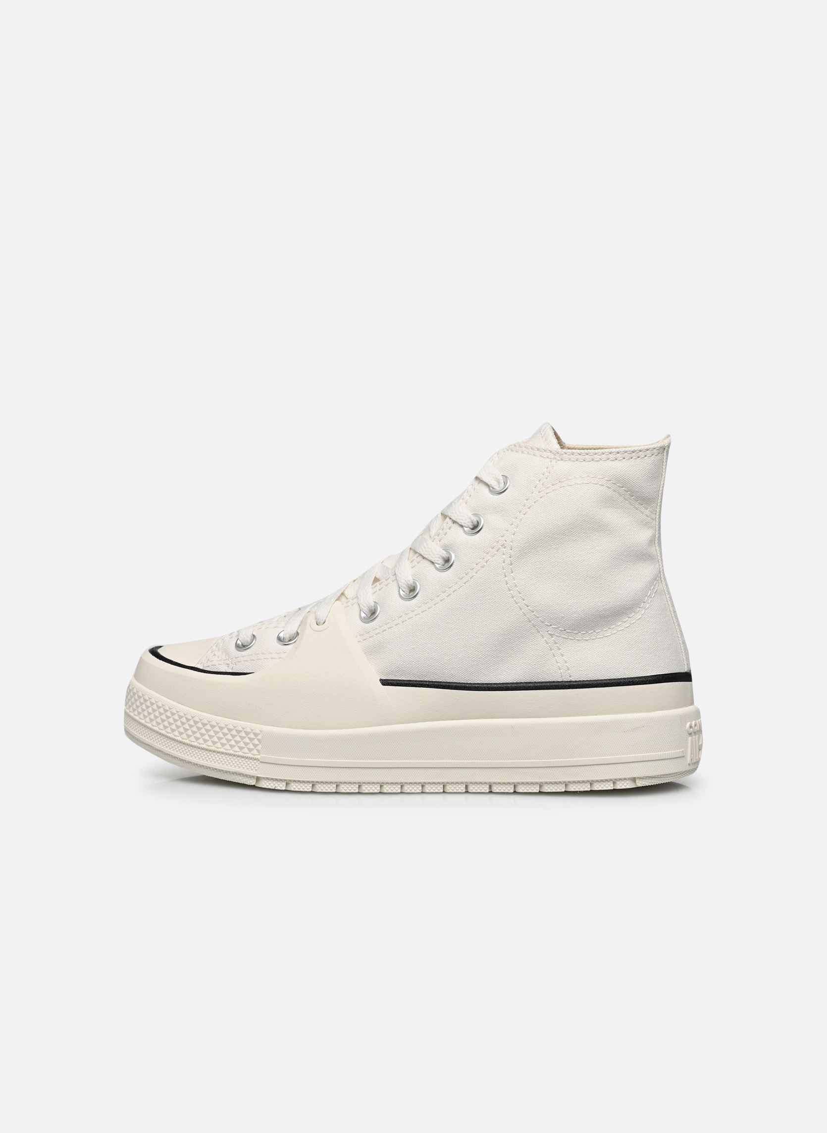 Baskets toile Chuck Taylor All Star Construct Hi M homme blanc Converse Baskets toile Chuck Taylor All Star Construct Hi M homme blanc VINTAGE WHITE/BLACK