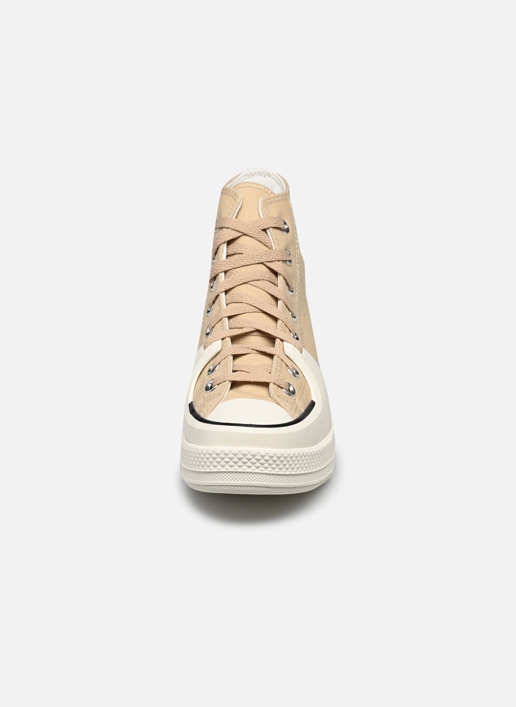 Zapatillas de lona Chuck Taylor All Star Construct Hi M hombre beige Converse Zapatillas de lona Chuck Taylor All Star Construct Hi M hombre beige BROWN/CREAM