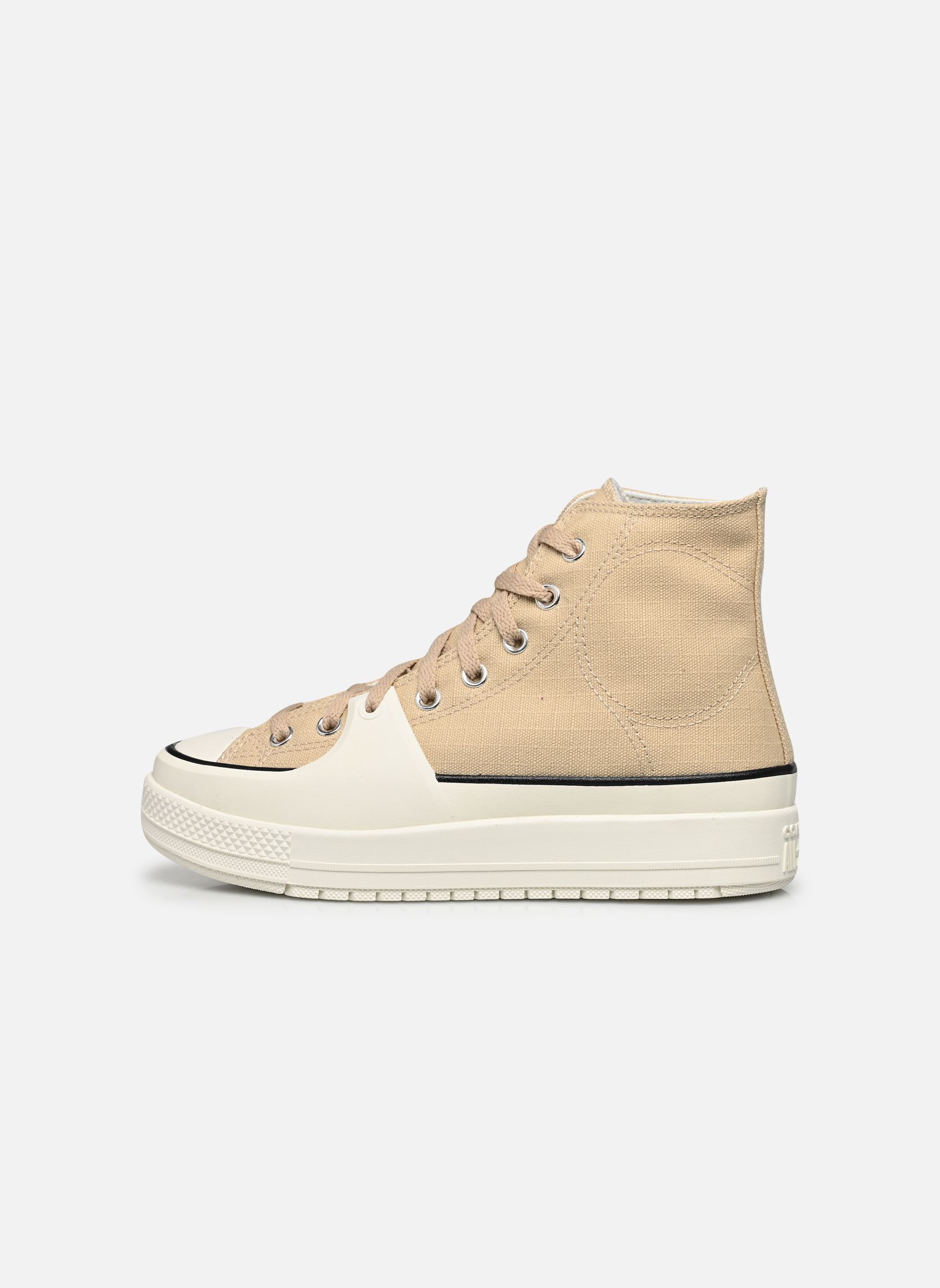 Zapatillas de lona Chuck Taylor All Star Construct Hi M hombre beige Converse Zapatillas de lona Chuck Taylor All Star Construct Hi M hombre beige BROWN/CREAM