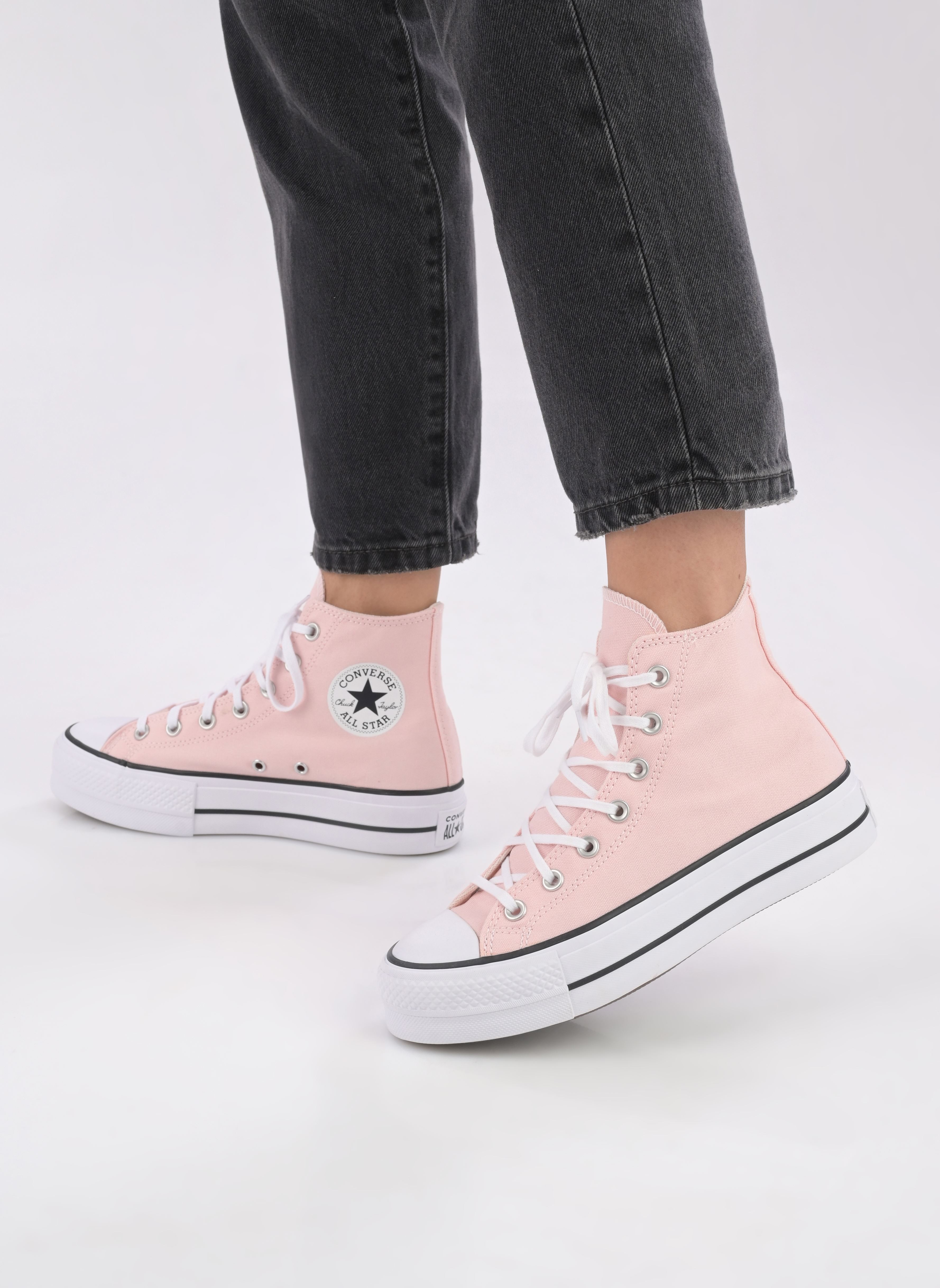 Print sneakers Chuck Taylor All Star Lift Seasonal Colo dames roze Converse Print sneakers Chuck Taylor All Star Lift Seasonal Colo dames roze DONUT GLAZE
