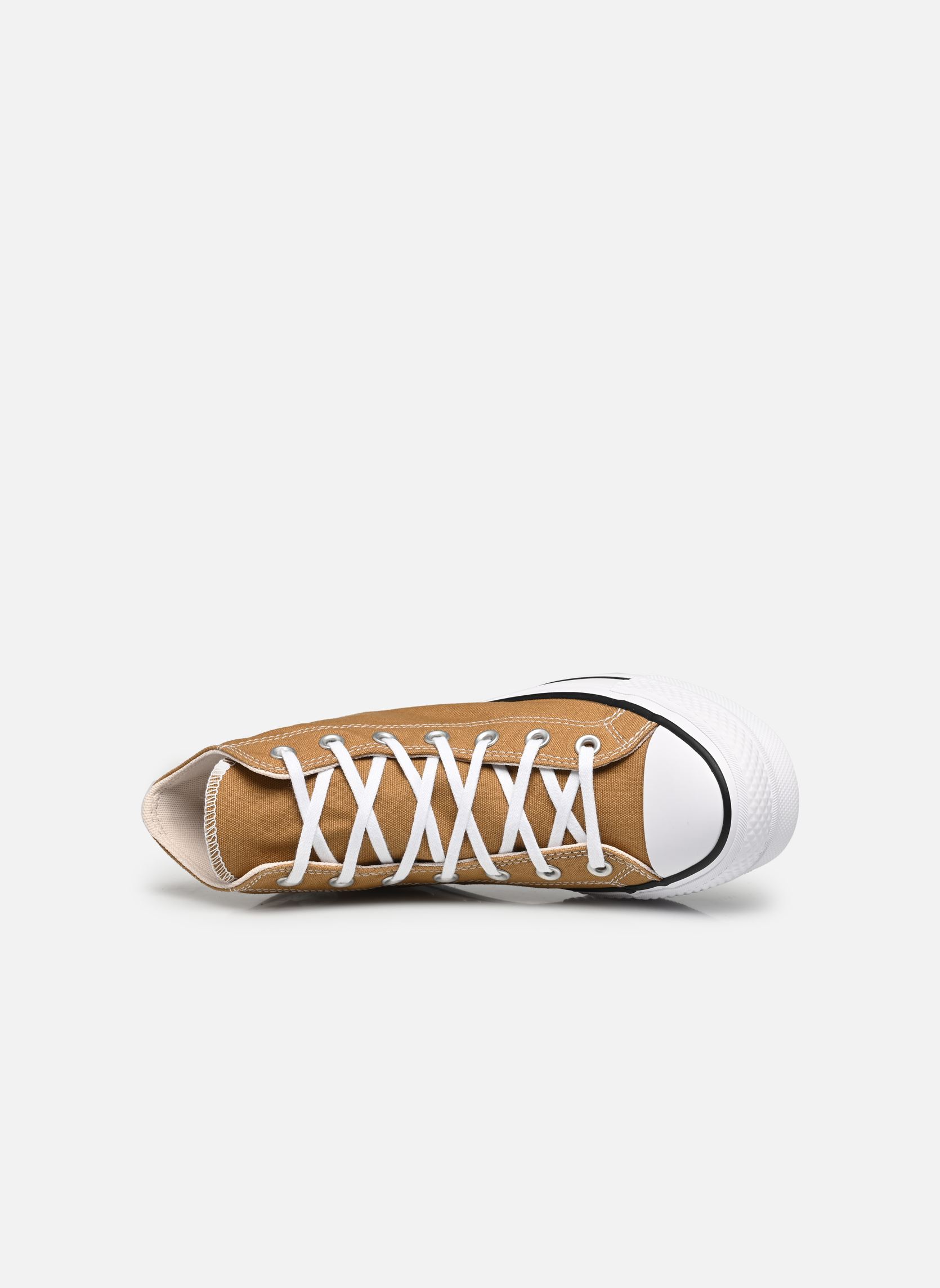 Baskets toile Chuck Taylor All Star Lift Seasonal Colo femme marron Converse Baskets toile Chuck Taylor All Star Lift Seasonal Colo femme marron TREK TAN