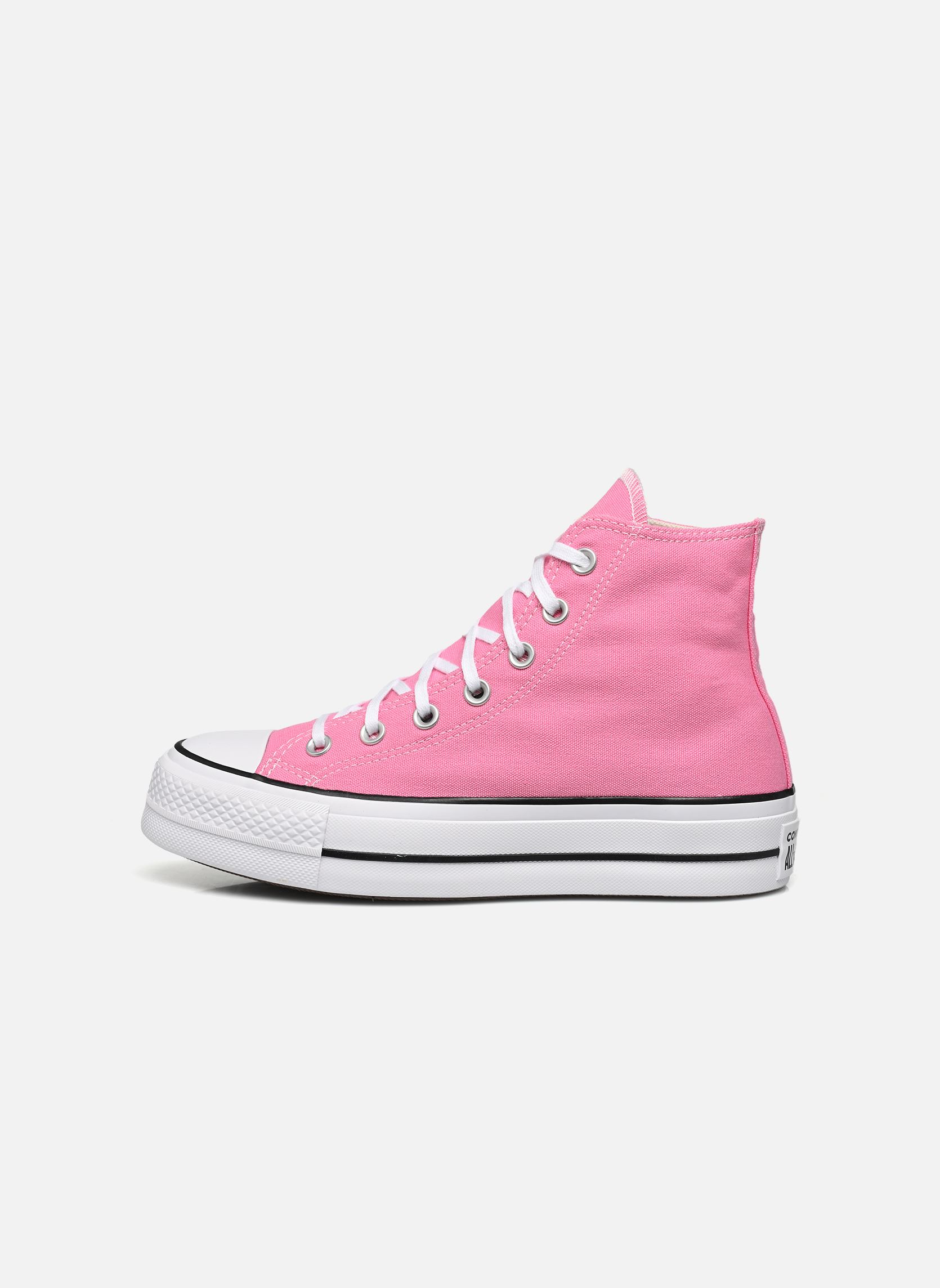 Baskets toile Chuck Taylor All Star Lift Seasonal Colo femme rose Converse Baskets toile Chuck Taylor All Star Lift Seasonal Colo femme rose PINK