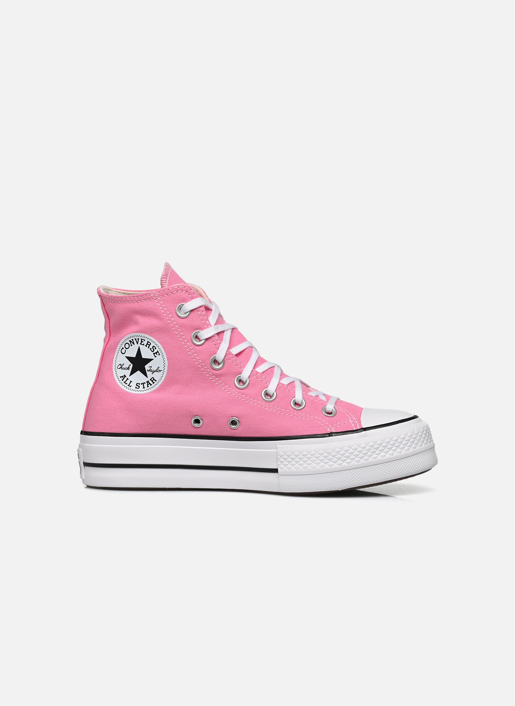 Baskets toile Chuck Taylor All Star Lift Seasonal Colo femme rose Converse Baskets toile Chuck Taylor All Star Lift Seasonal Colo femme rose PINK