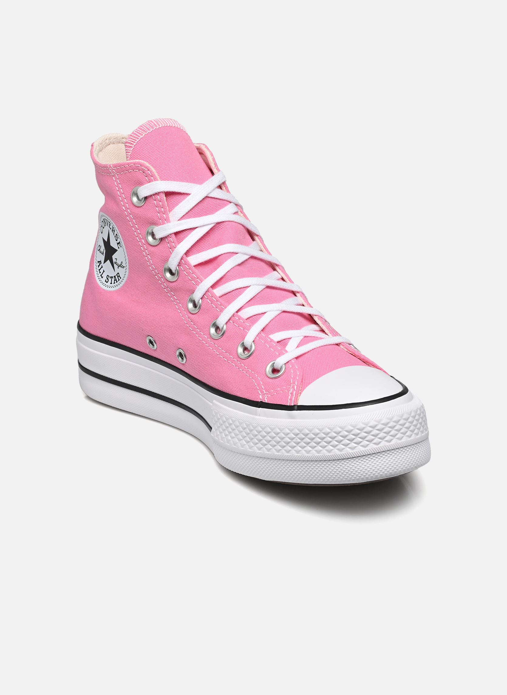 Baskets toile Chuck Taylor All Star Lift Seasonal Colo femme rose Converse Baskets toile Chuck Taylor All Star Lift Seasonal Colo femme rose PINK