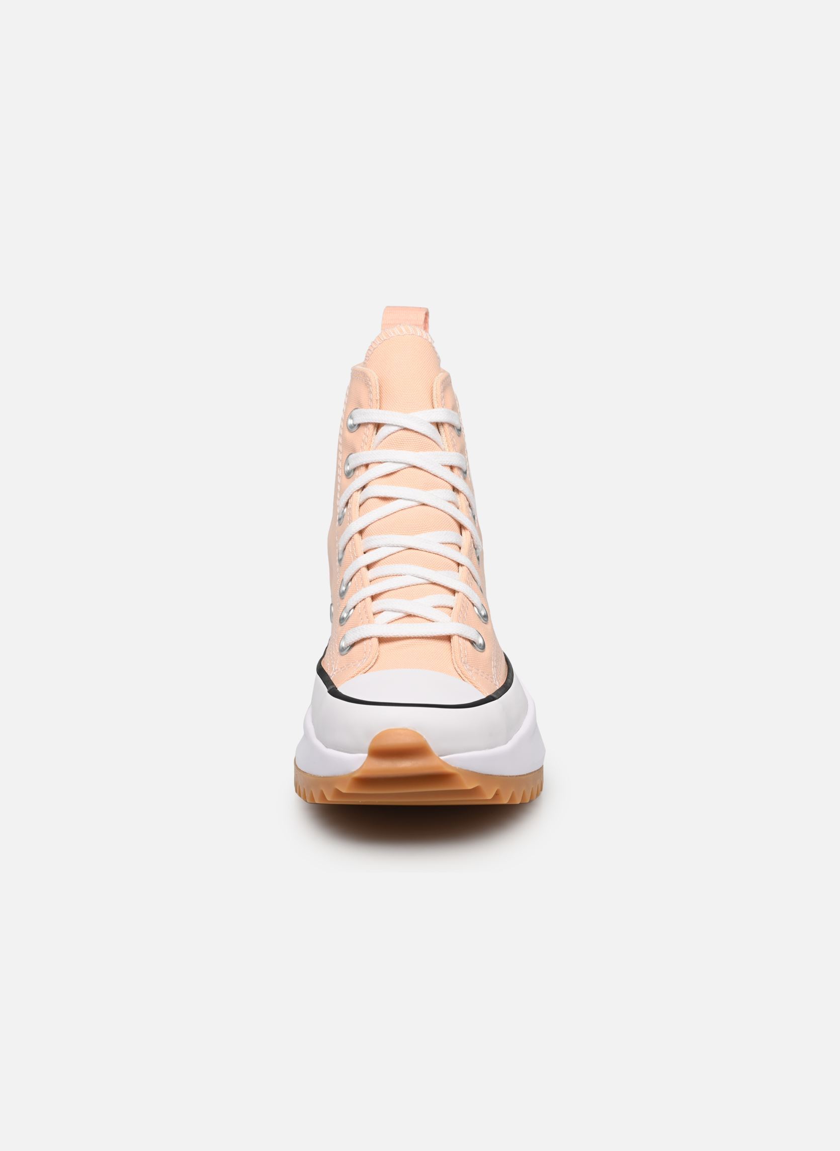 Leinen-Sneaker Run Star Hike Seasonal Color Hi damen orange Converse Leinen-Sneaker Run Star Hike Seasonal Color Hi damen orange CHEEKY CORAL/WHITE