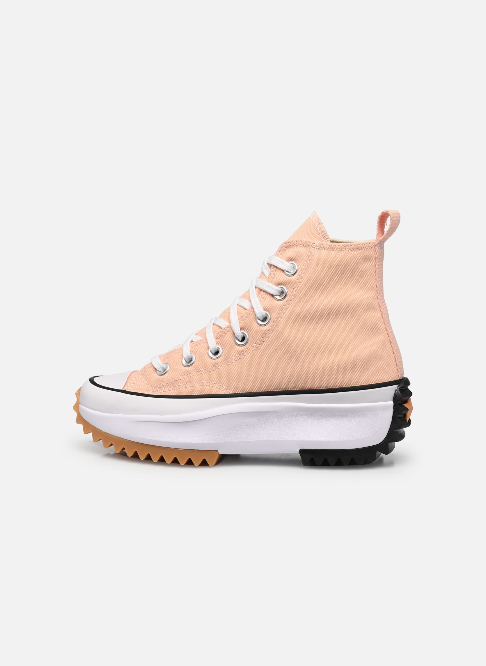 Leinen-Sneaker Run Star Hike Seasonal Color Hi damen orange Converse Leinen-Sneaker Run Star Hike Seasonal Color Hi damen orange CHEEKY CORAL/WHITE