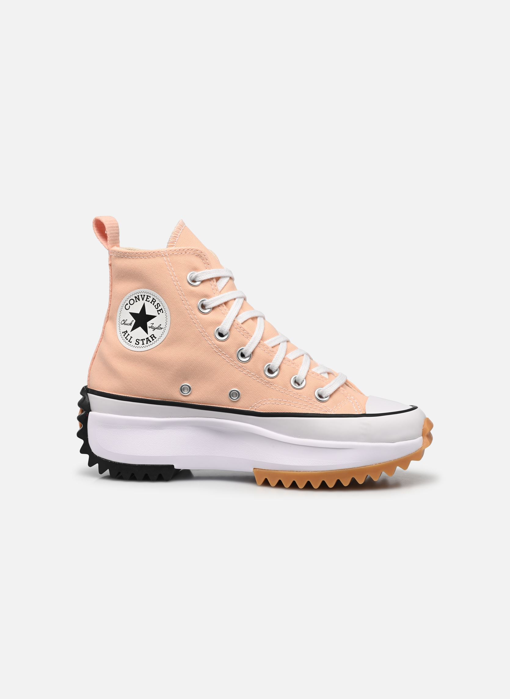 Leinen-Sneaker Run Star Hike Seasonal Color Hi damen orange Converse Leinen-Sneaker Run Star Hike Seasonal Color Hi damen orange CHEEKY CORAL/WHITE