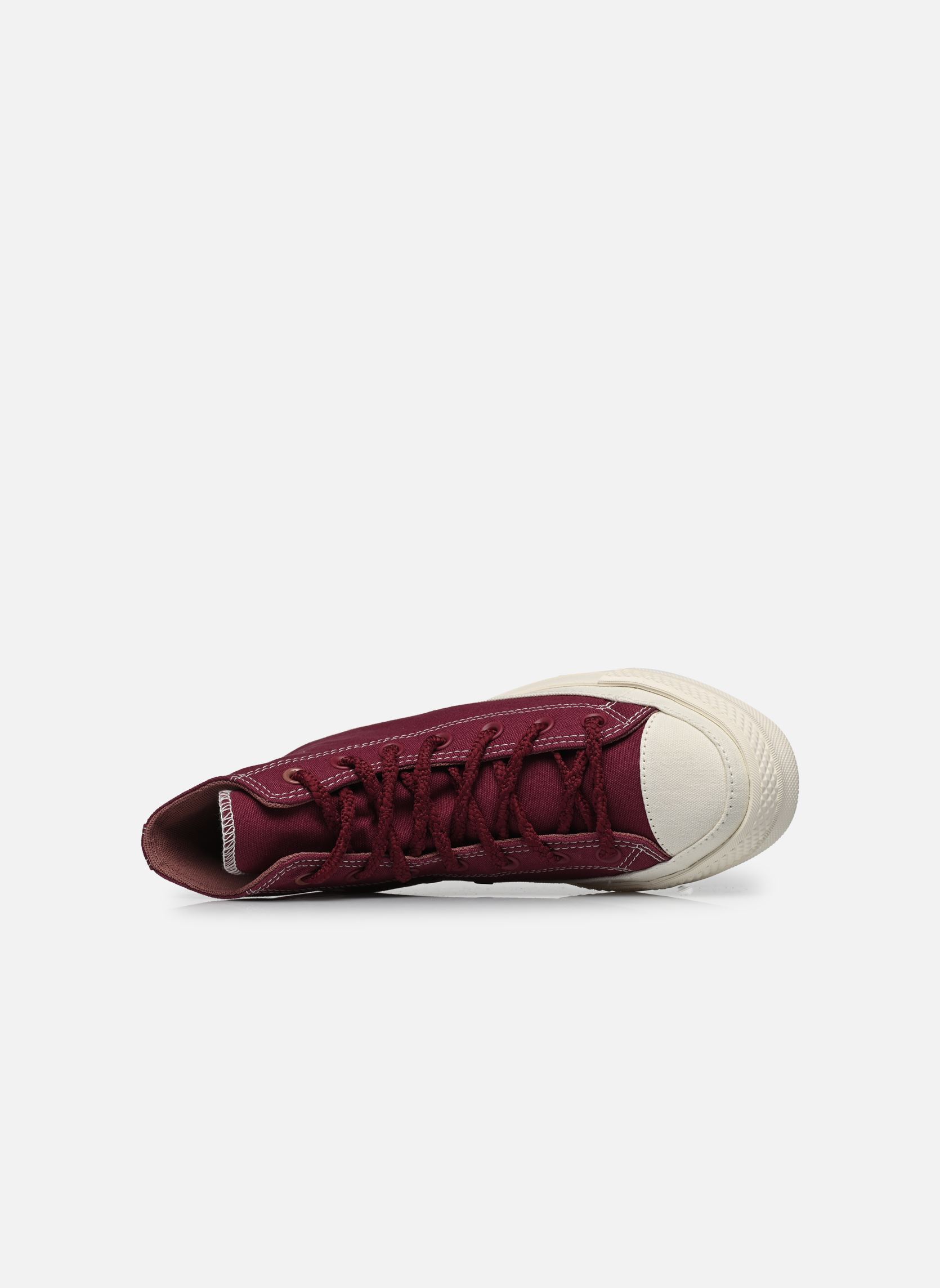 Baskets toile Chuck Taylor All Star Lift Platform Work femme bordeaux Converse Baskets toile Chuck Taylor All Star Lift Platform Work femme bordeaux CHERRY VISION/SADDLE/EGRET
