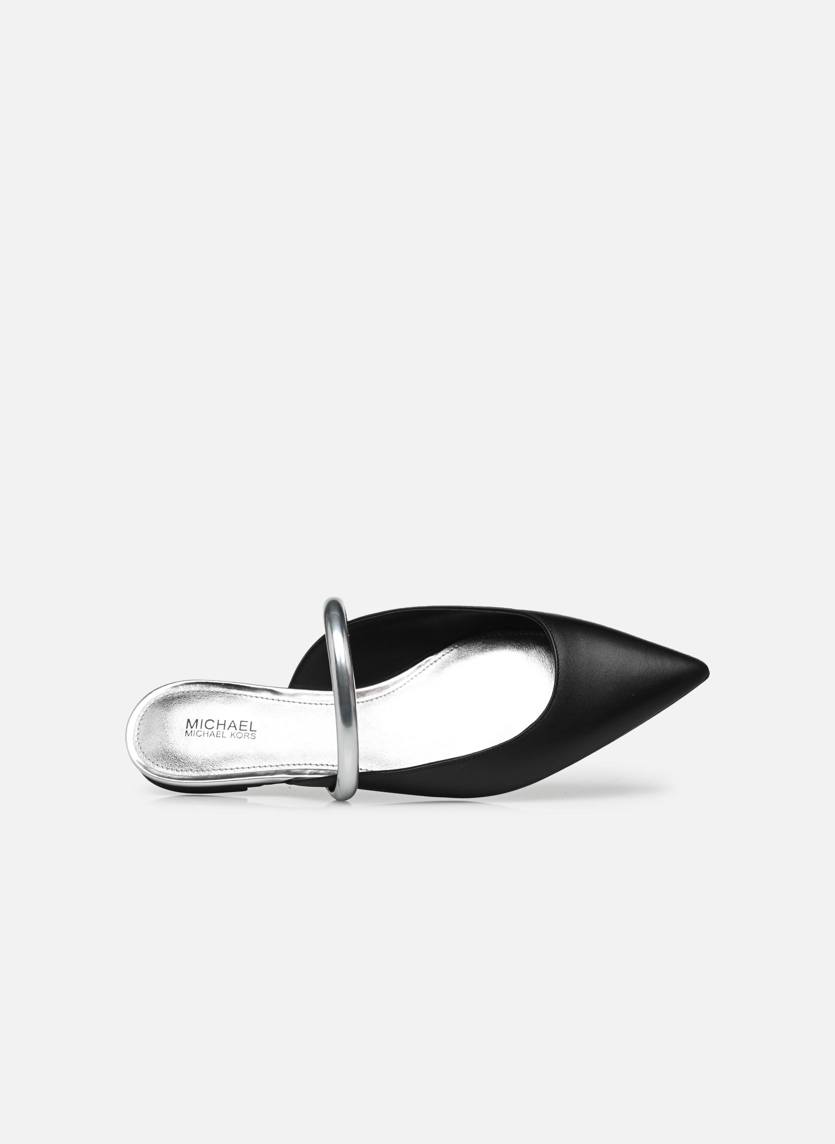 Pantoletten JESSA FLEX FLAT MULE damen schwarz Michael Michael Kors Pantoletten JESSA FLEX FLAT MULE damen schwarz BLK/SILVER