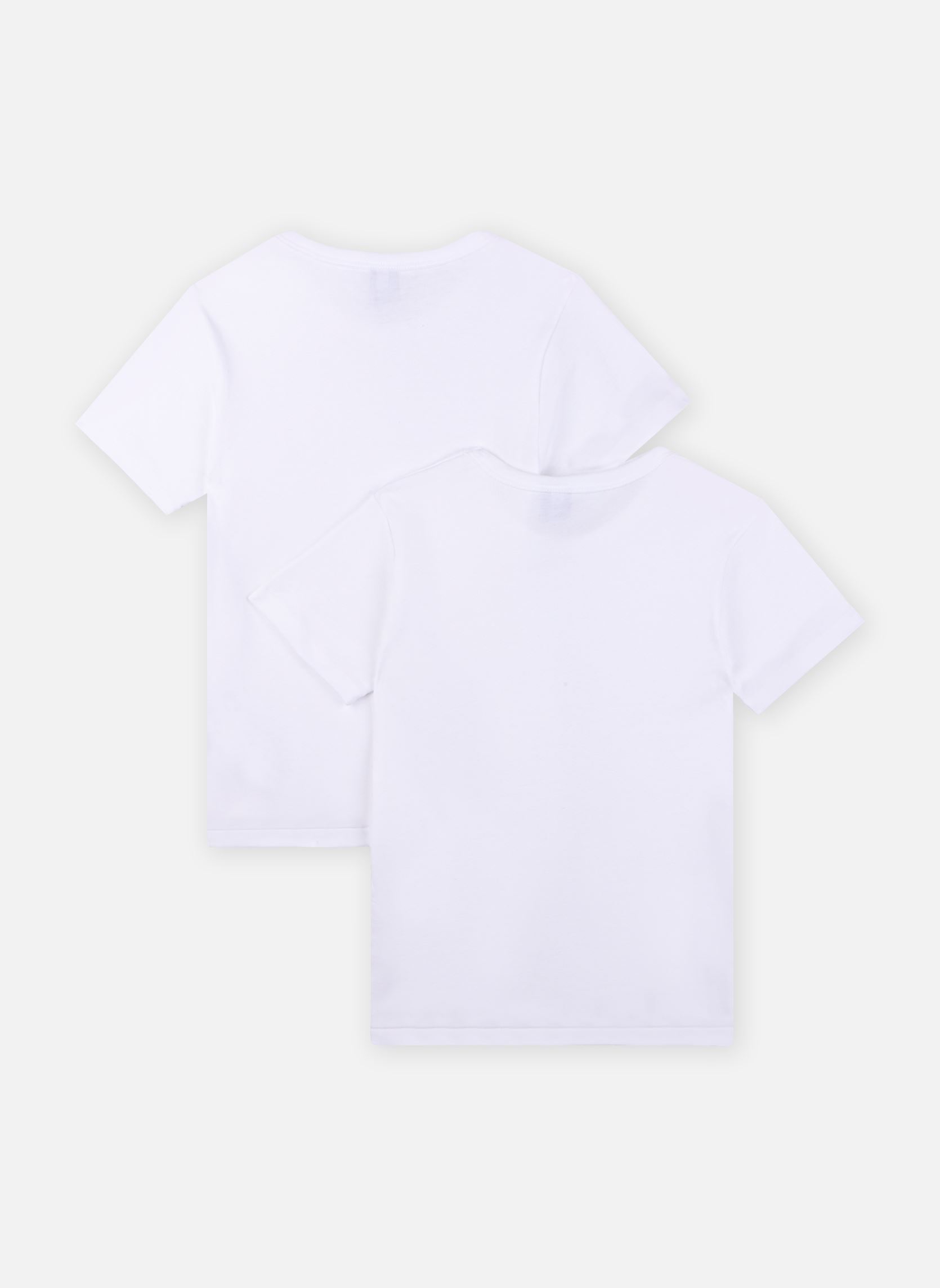 Tee-shirts Lot de 2 Tee-Shirt Manches Courtes Garço garçon blanc Petit Bateau Tee-shirts Lot de 2 Tee-Shirt Manches Courtes Garço garçon blanc BLANC