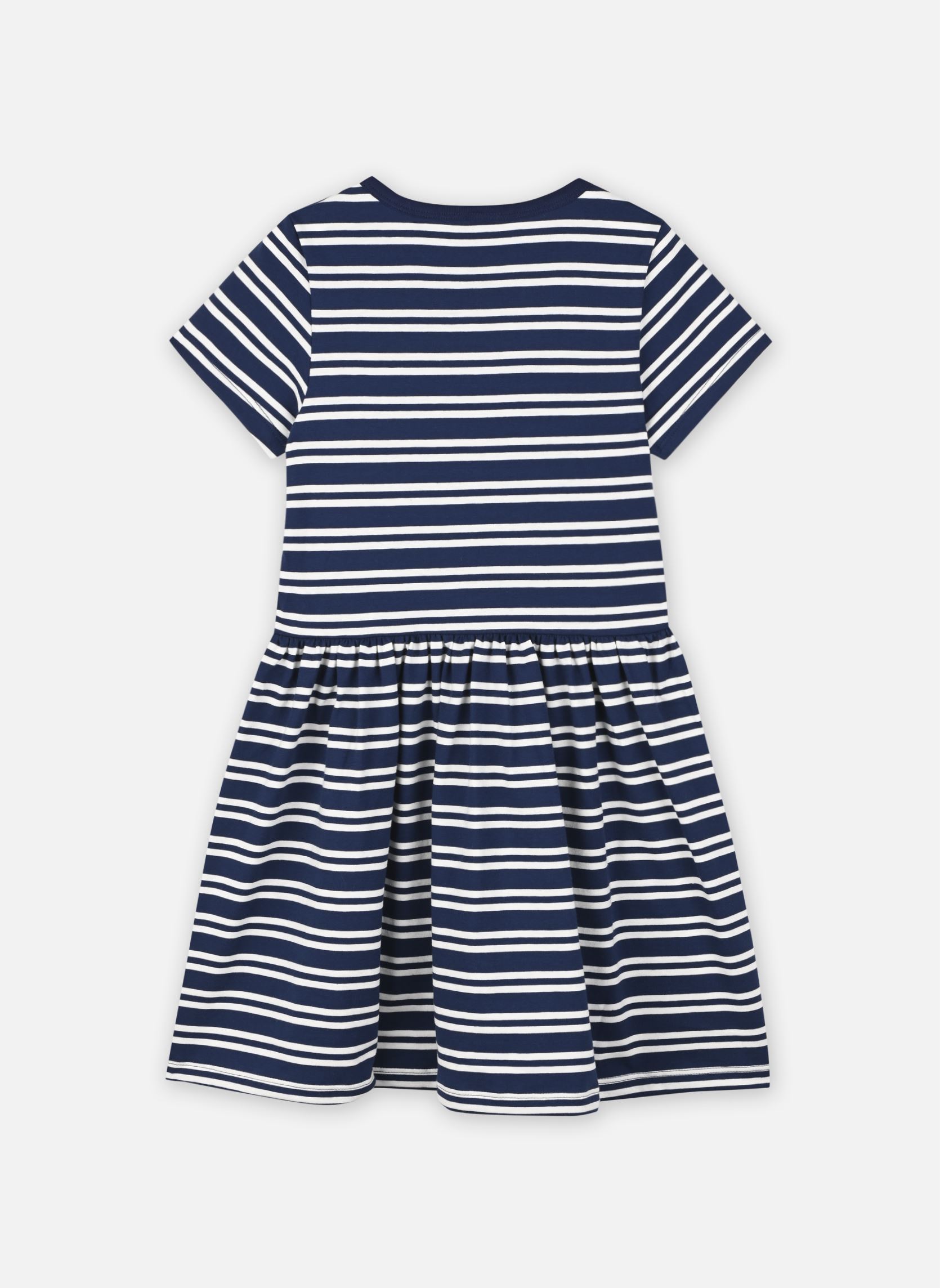 Robe Femme Petit Bateau - Coton Bleu Marine - Taille M (36/38) - Occasion Très Bon état - Courte