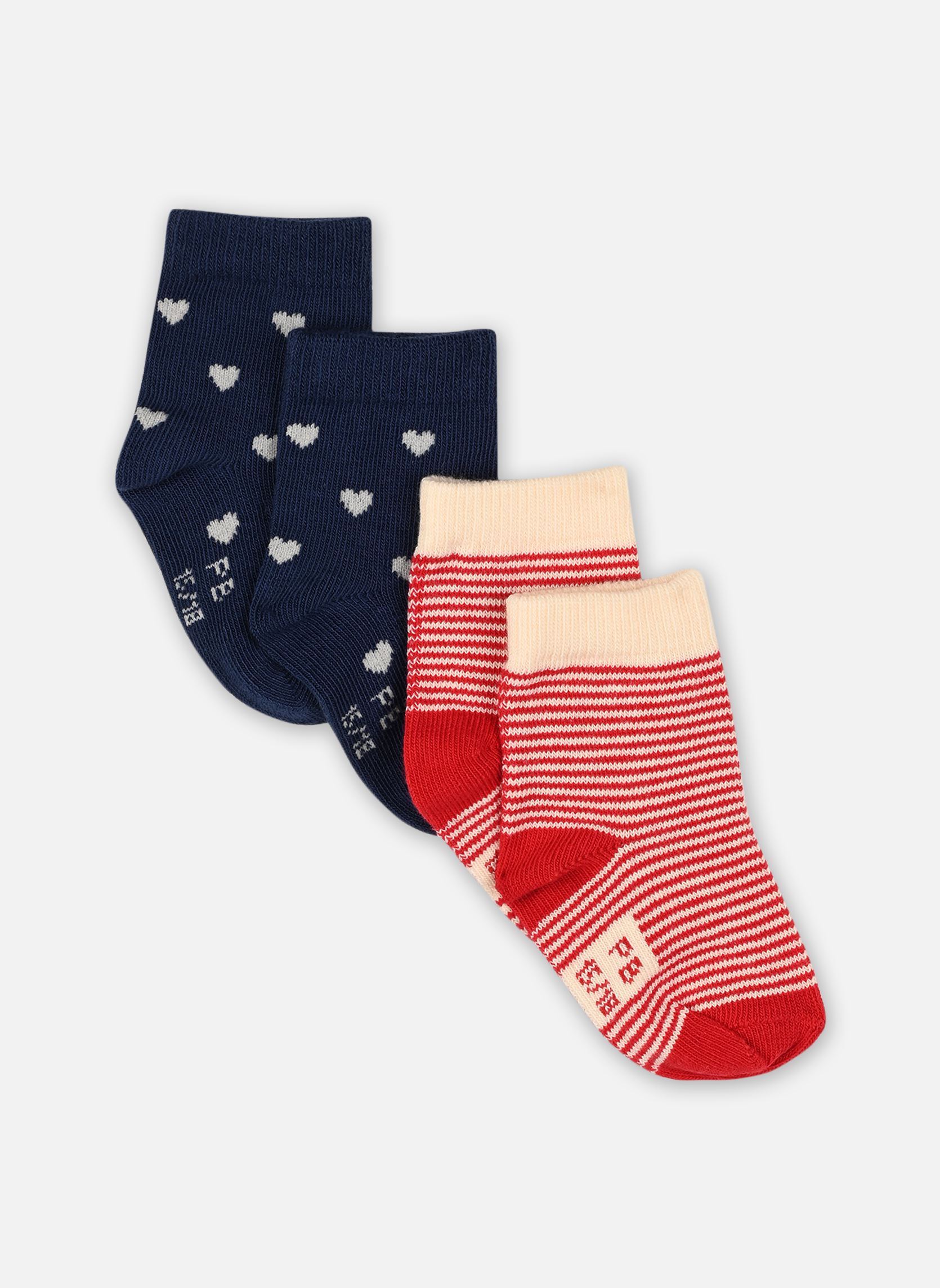 Calcetines 2 Paires Chaussettes A06RY01 niña blanco Petit Bateau Calcetines 2 Paires Chaussettes A06RY01 niña blanco Blanc
