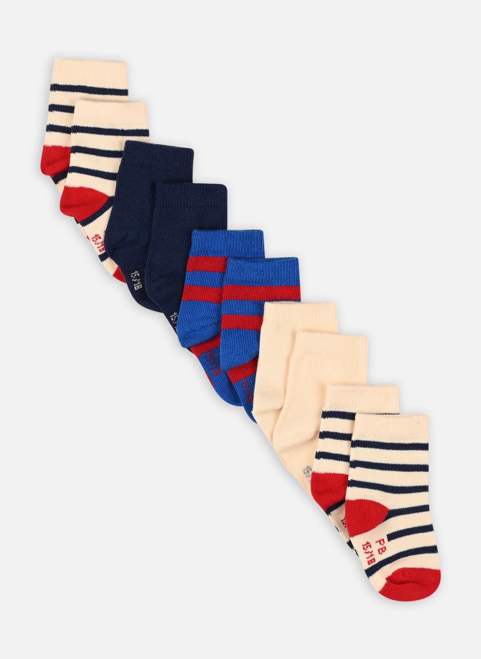 Calze 5 Paires Chaussettes A06SC01 bambino bianco Petit Bateau Calze 5 Paires Chaussettes A06SC01 bambino bianco Blanc