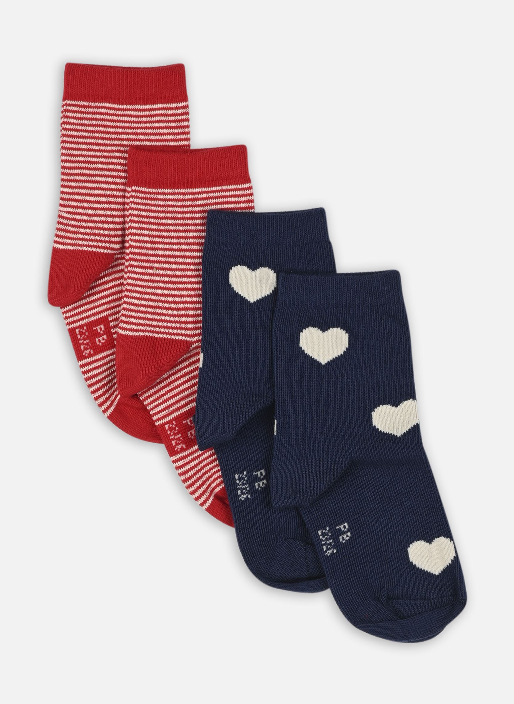 Chaussettes 2 Paires Chaussettes A07F901 fille blanc Petit Bateau Chaussettes 2 Paires Chaussettes A07F901 fille blanc BLANC