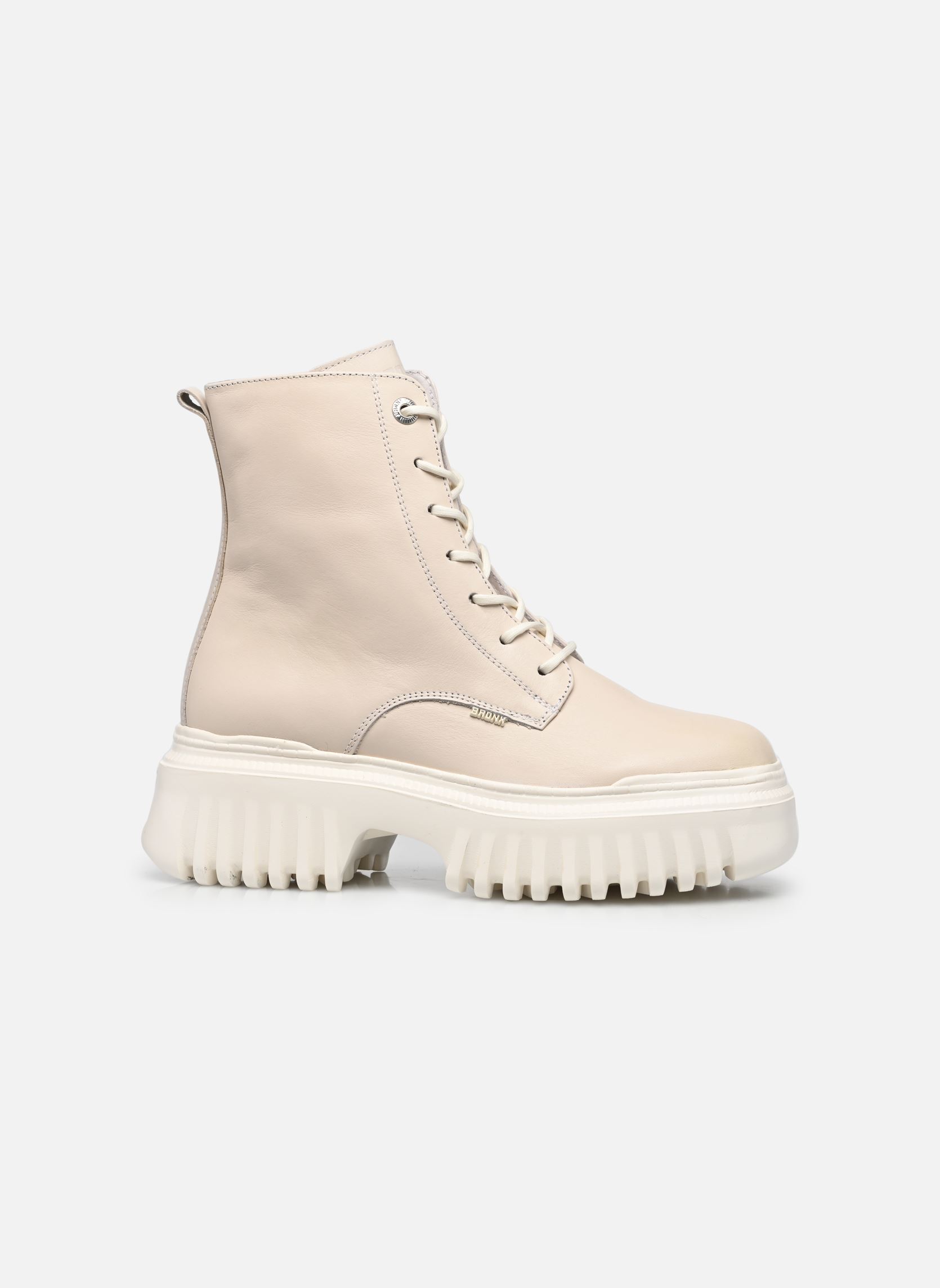 Stivaletti con lacci Mount-Ann 47447 donna bianco Bronx Stivaletti con lacci Mount-Ann 47447 donna bianco Off white