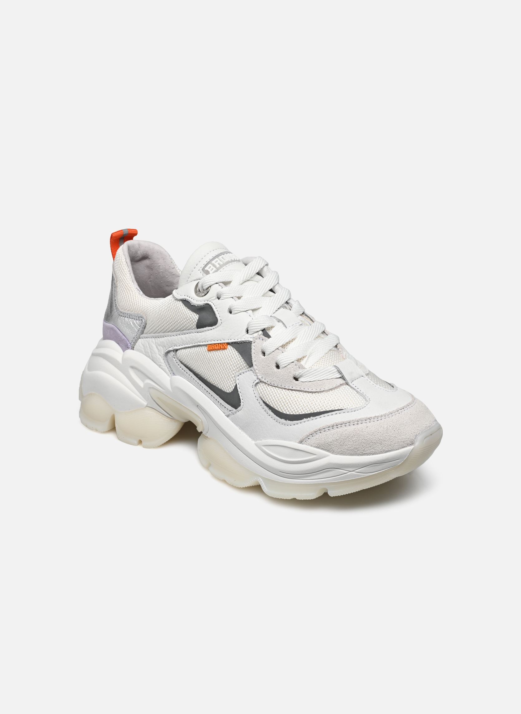 Zapatillas bajas Linn-Y 66461 mujer multicolor Bronx Zapatillas bajas Linn-Y 66461 mujer multicolor White/Lavender/Orange