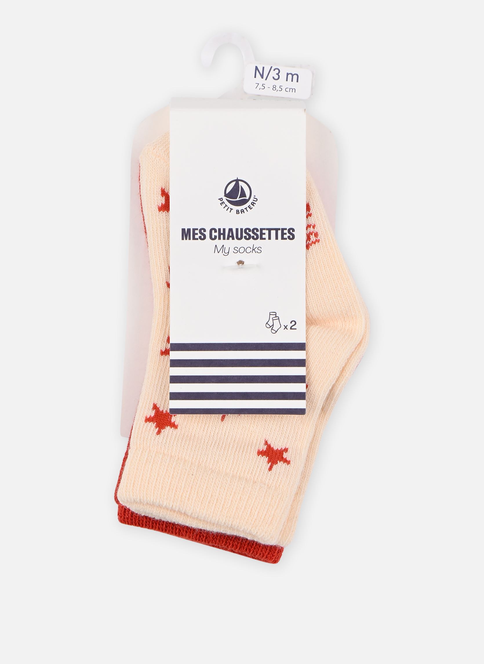 Chaussettes et collants Petit Bateau 2 Paires Chaussettes A06S201 pour Accessoires