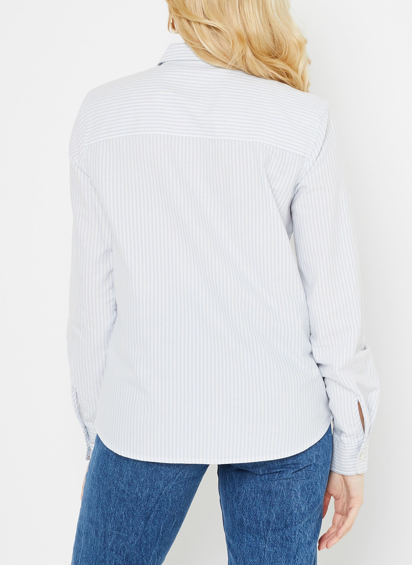 Hemden PCIRENE LS SHIRT KAC FC damen weiß Pieces Hemden PCIRENE LS SHIRT KAC FC damen weiß Bright white