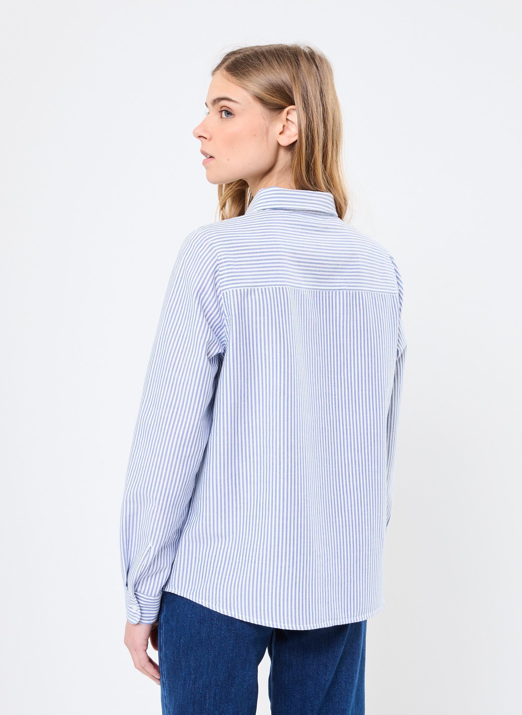 Chemises PCIRENE LS SHIRT KAC FC femme blanc Pieces Chemises PCIRENE LS SHIRT KAC FC femme blanc Bright White surf