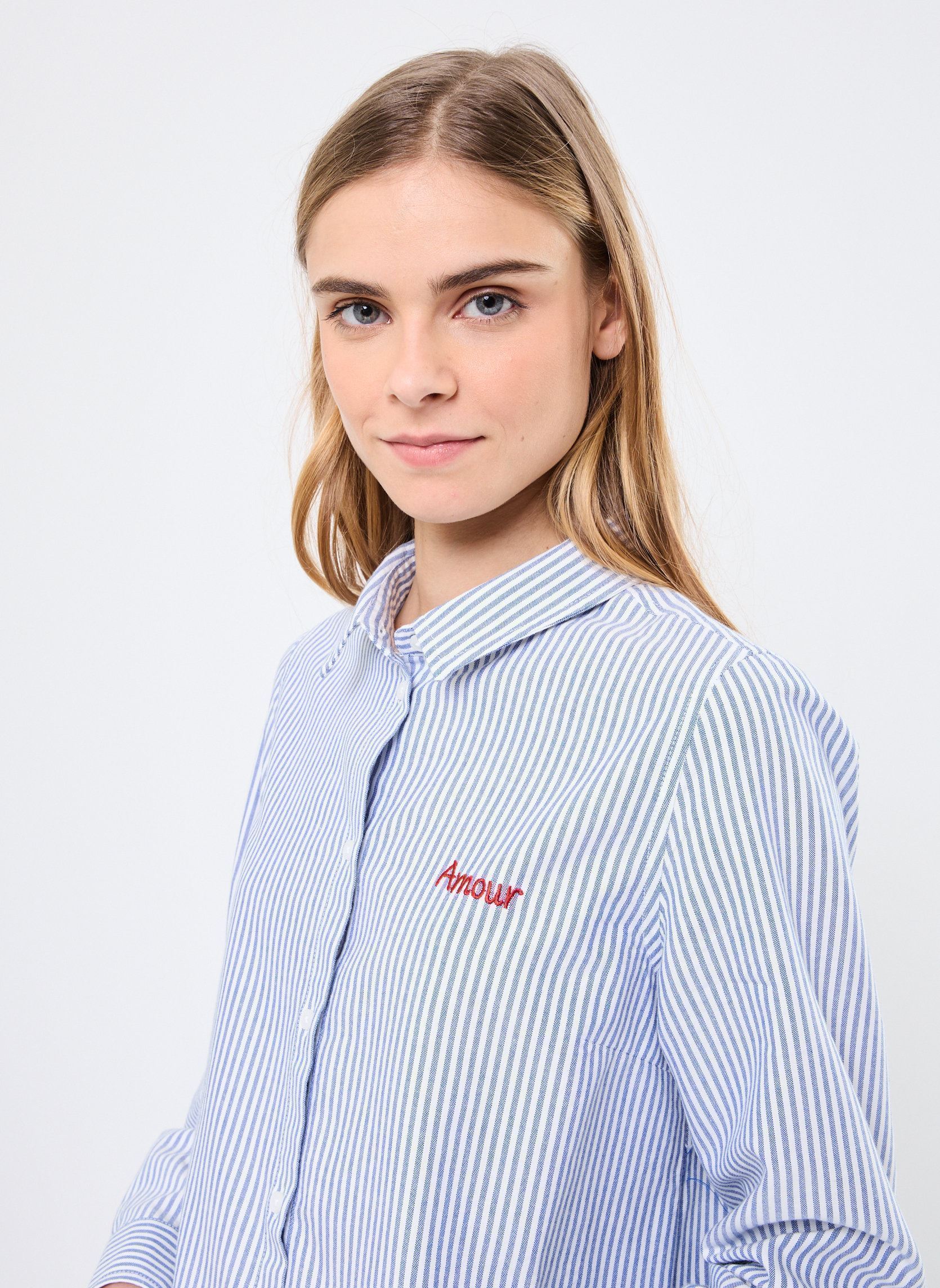 Chemises PCIRENE LS SHIRT KAC FC femme blanc Pieces Chemises PCIRENE LS SHIRT KAC FC femme blanc Bright White surf